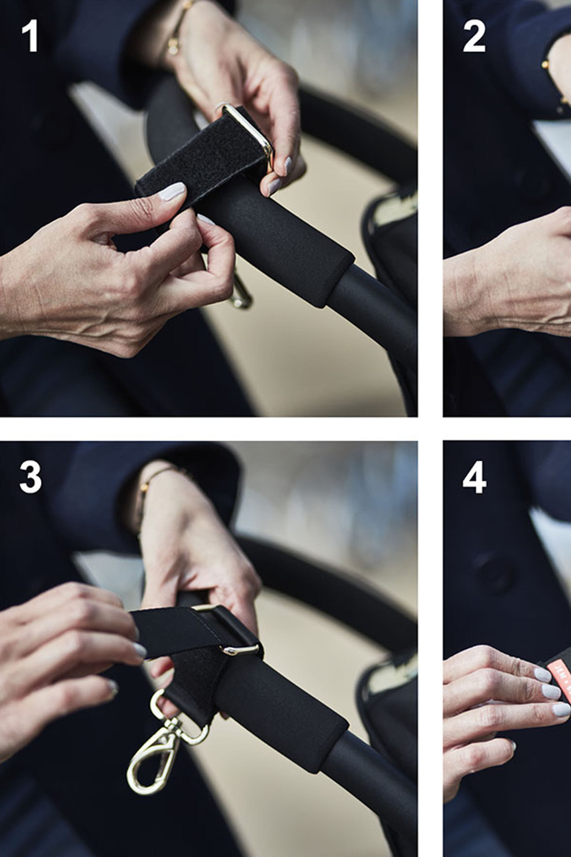 Gold Stroller Straps