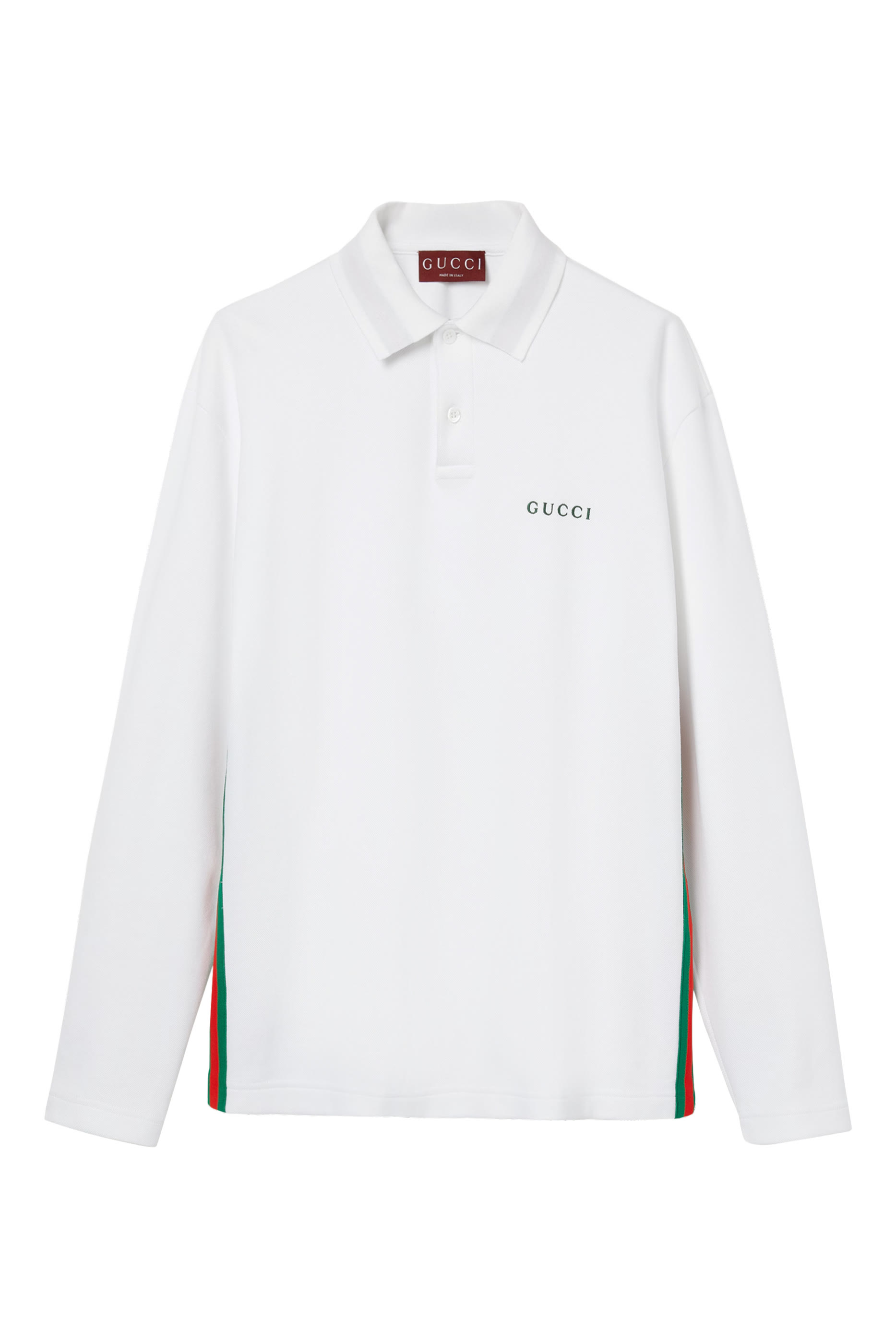 Cotton Piquet Polo Shirt with Web
