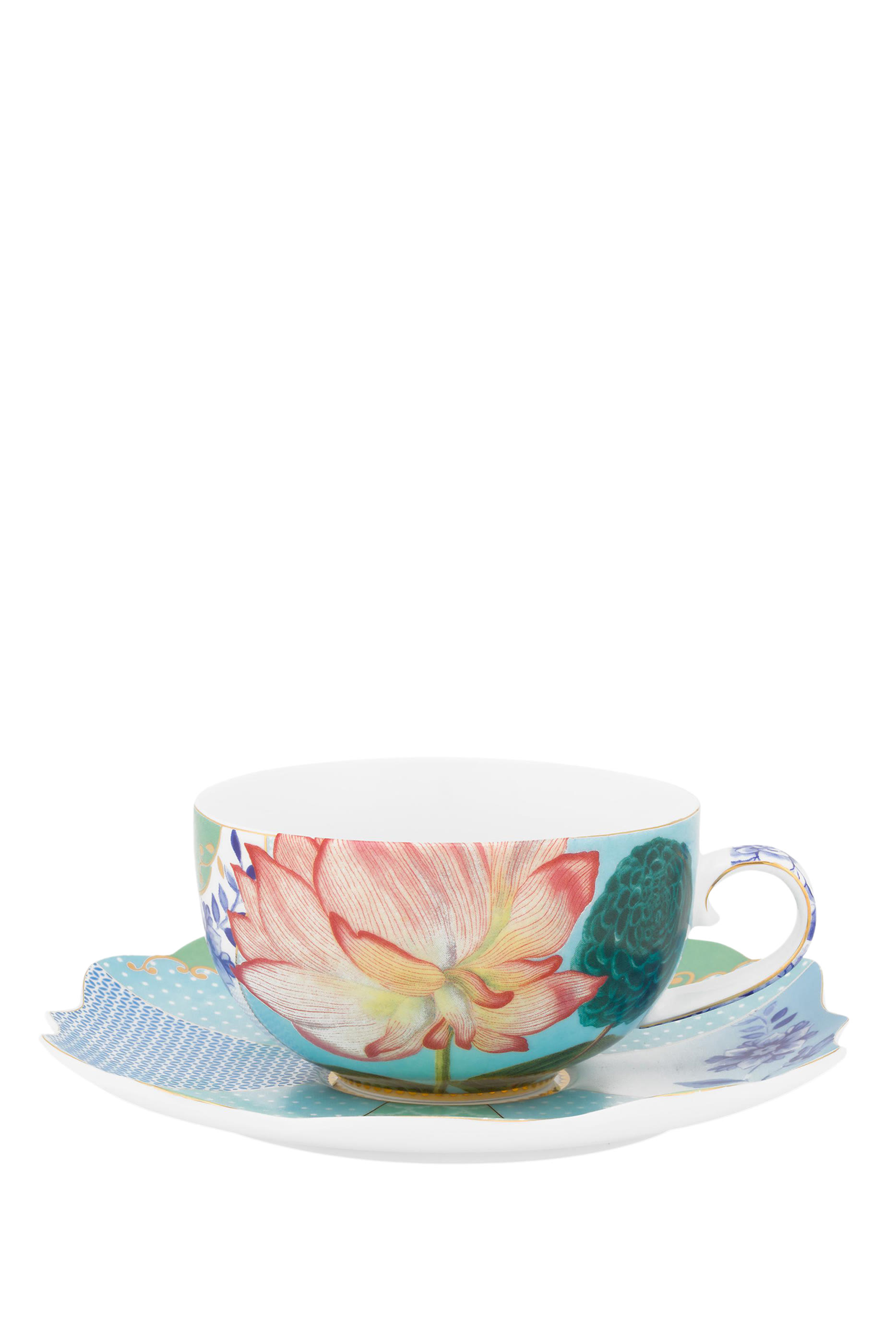 Royal Flowers Cup & Saucer