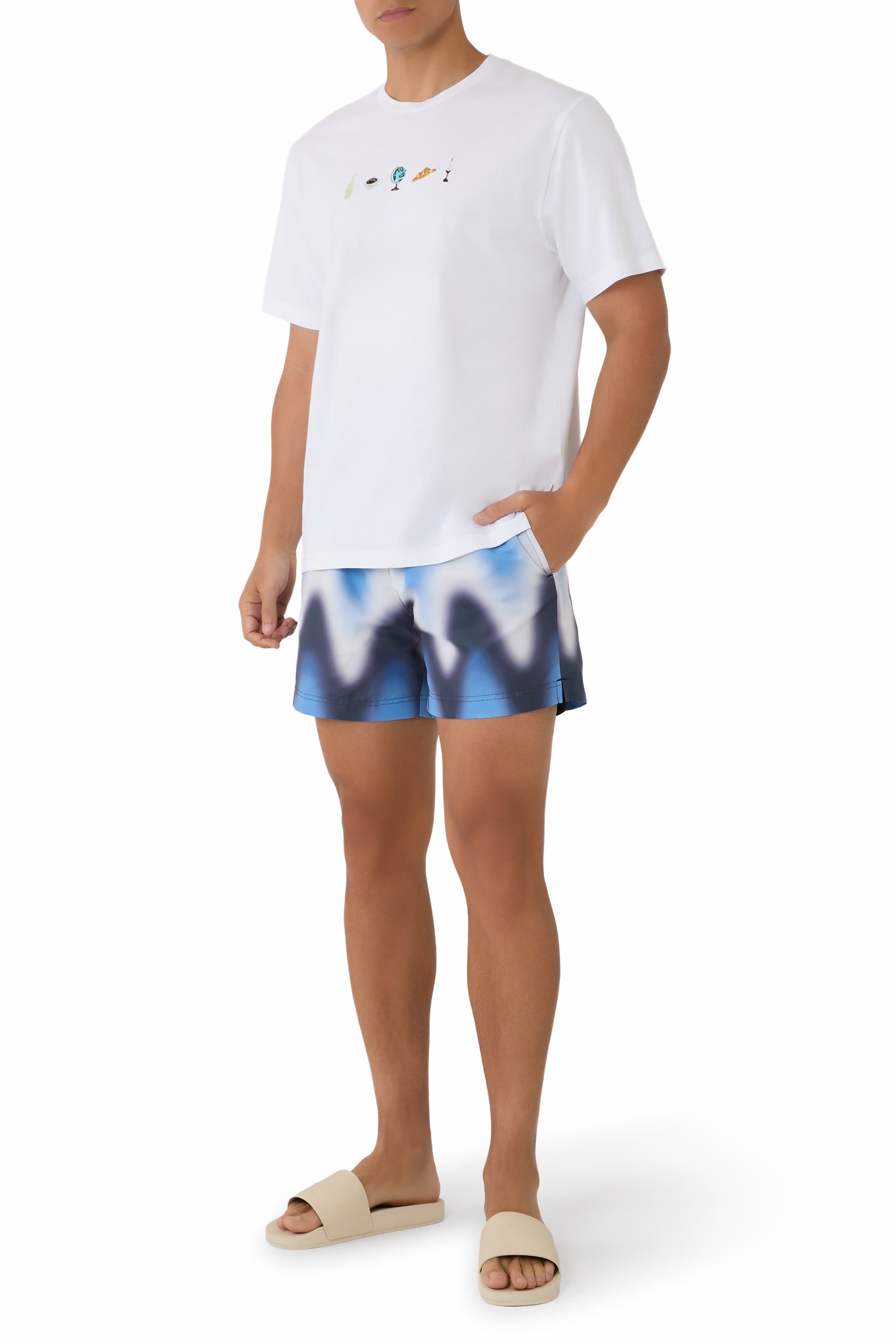 Gradient Wave Classic Swim Shorts