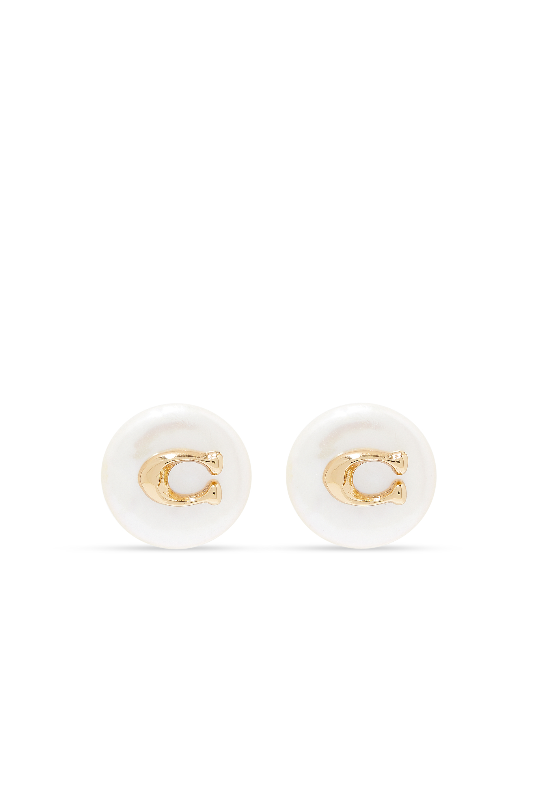 Signature C Freshwater Pearl Earrings