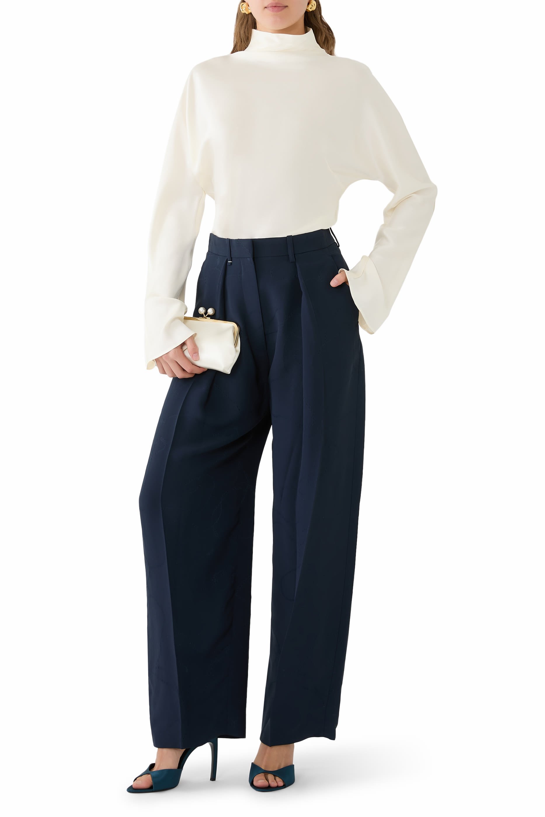 Tailored Straight Leg Trousers
