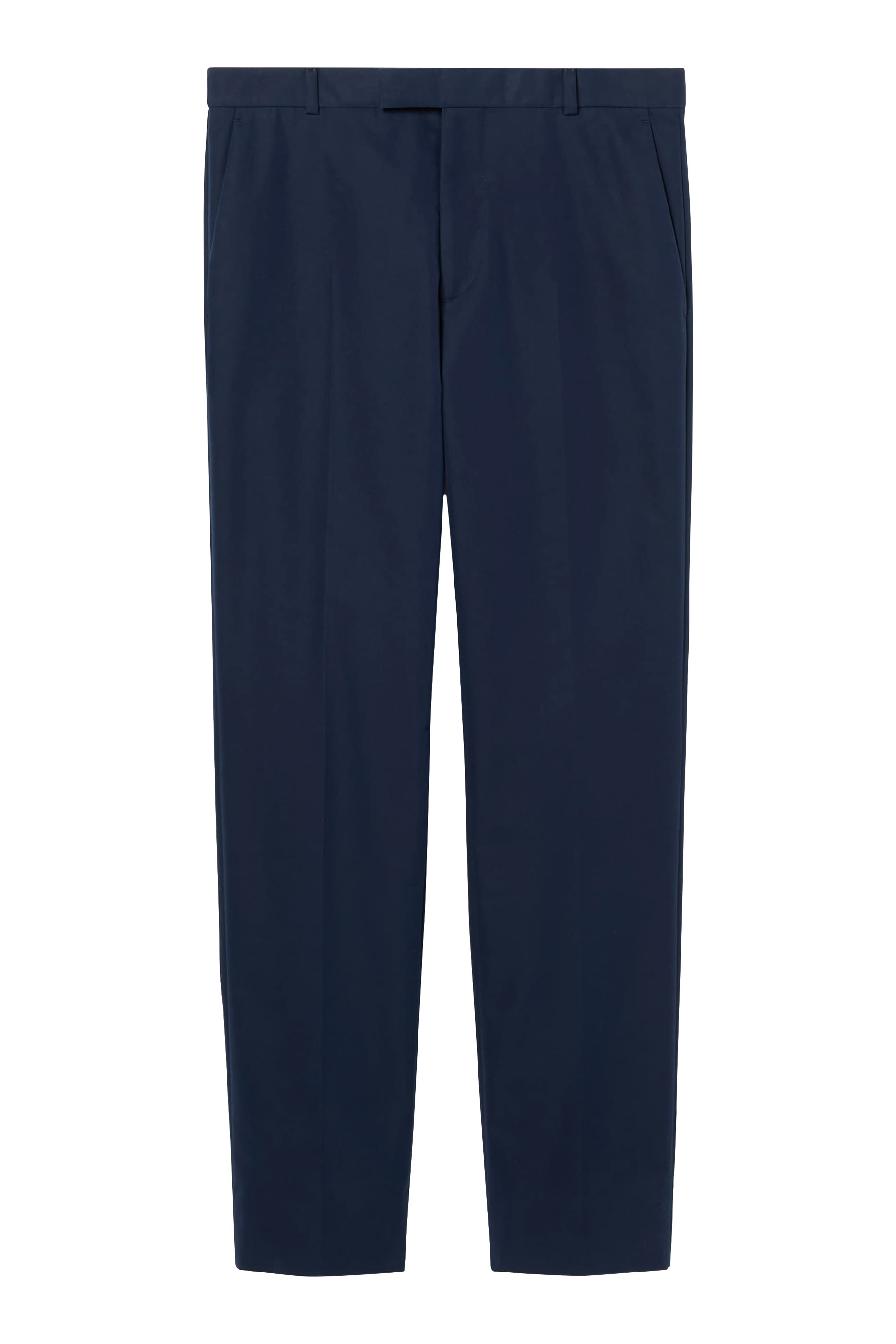 Embossed Cotton Twill Trousers