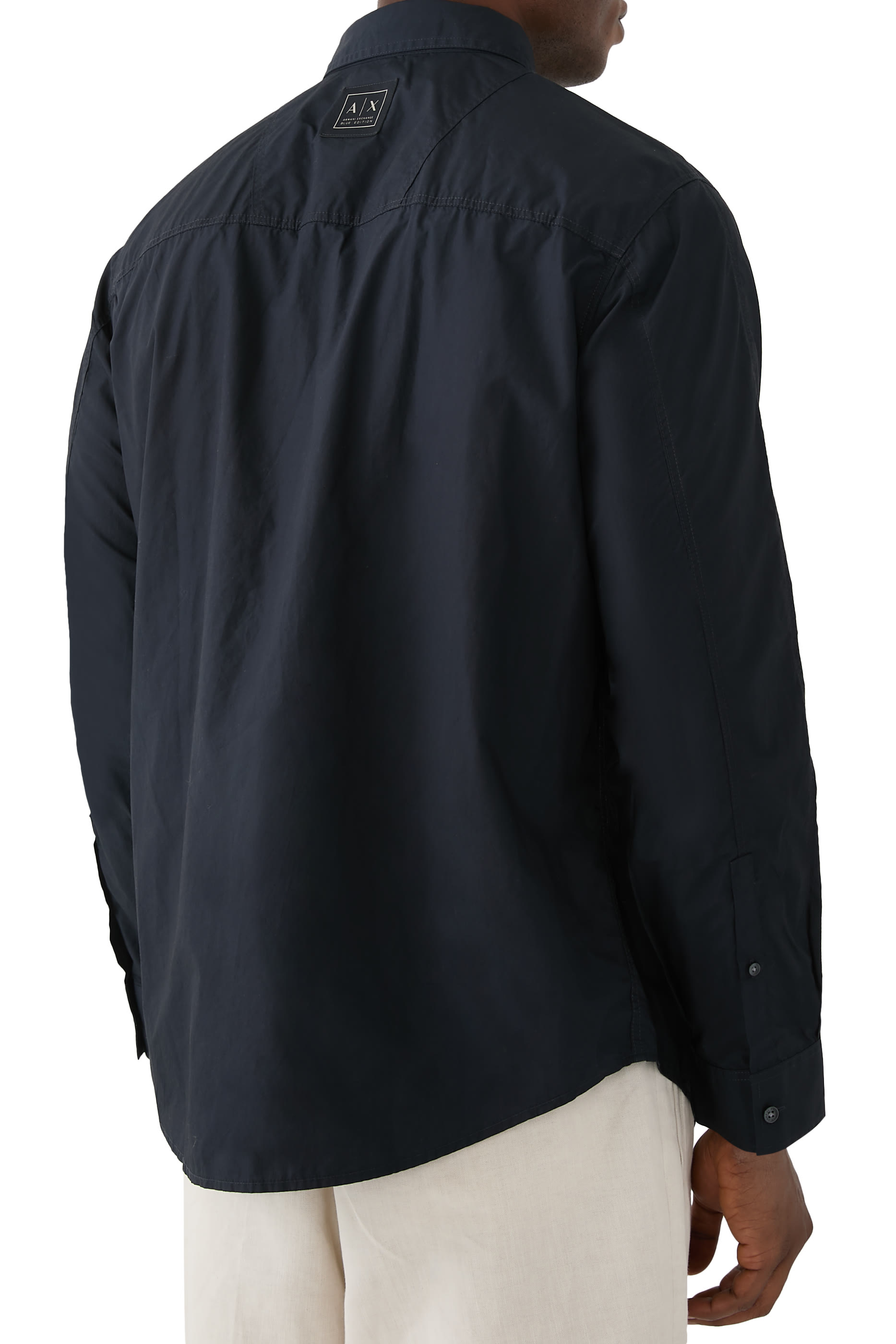 Tessuto High-Neck Long Sleeves Shirt