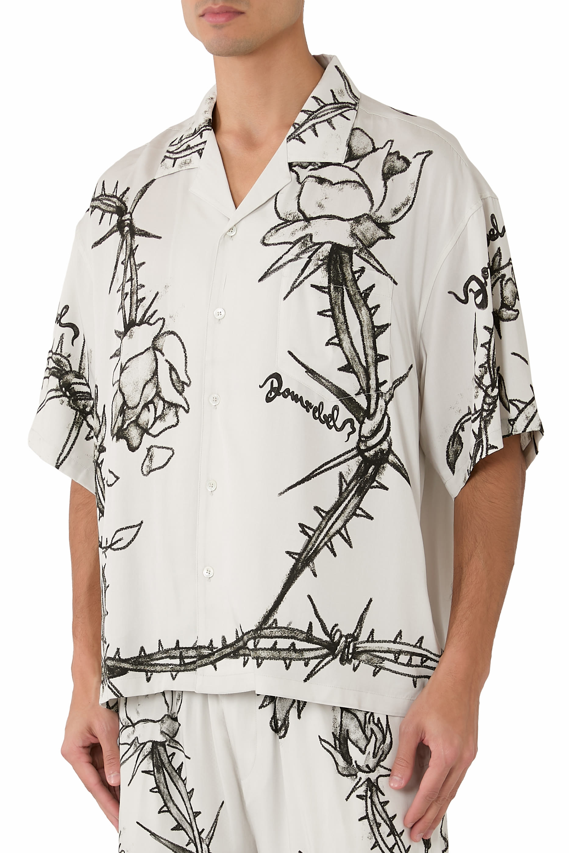 Inked Camp Collar Shirt