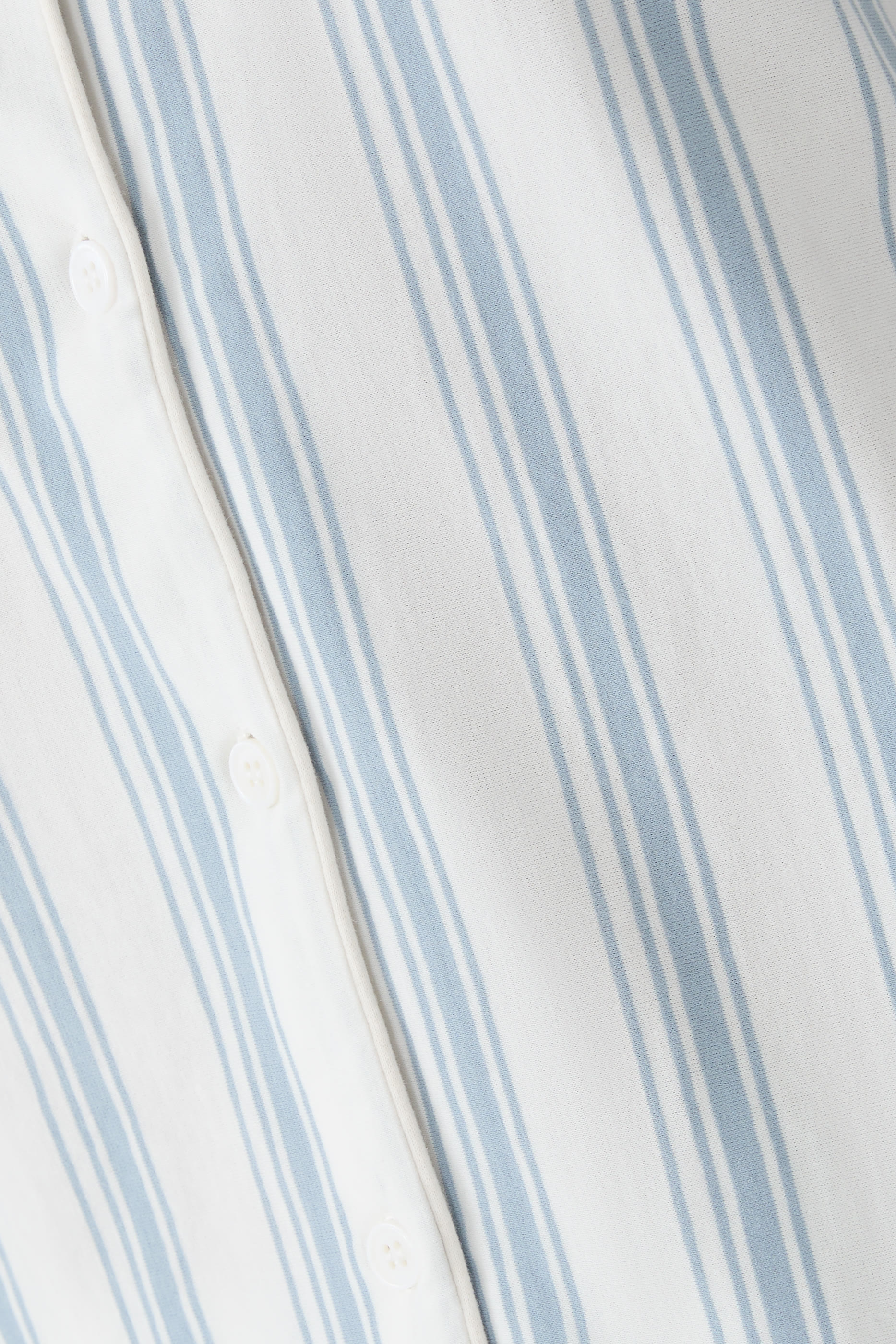 Brushed Jersey Wide Stripe Pyjama Set