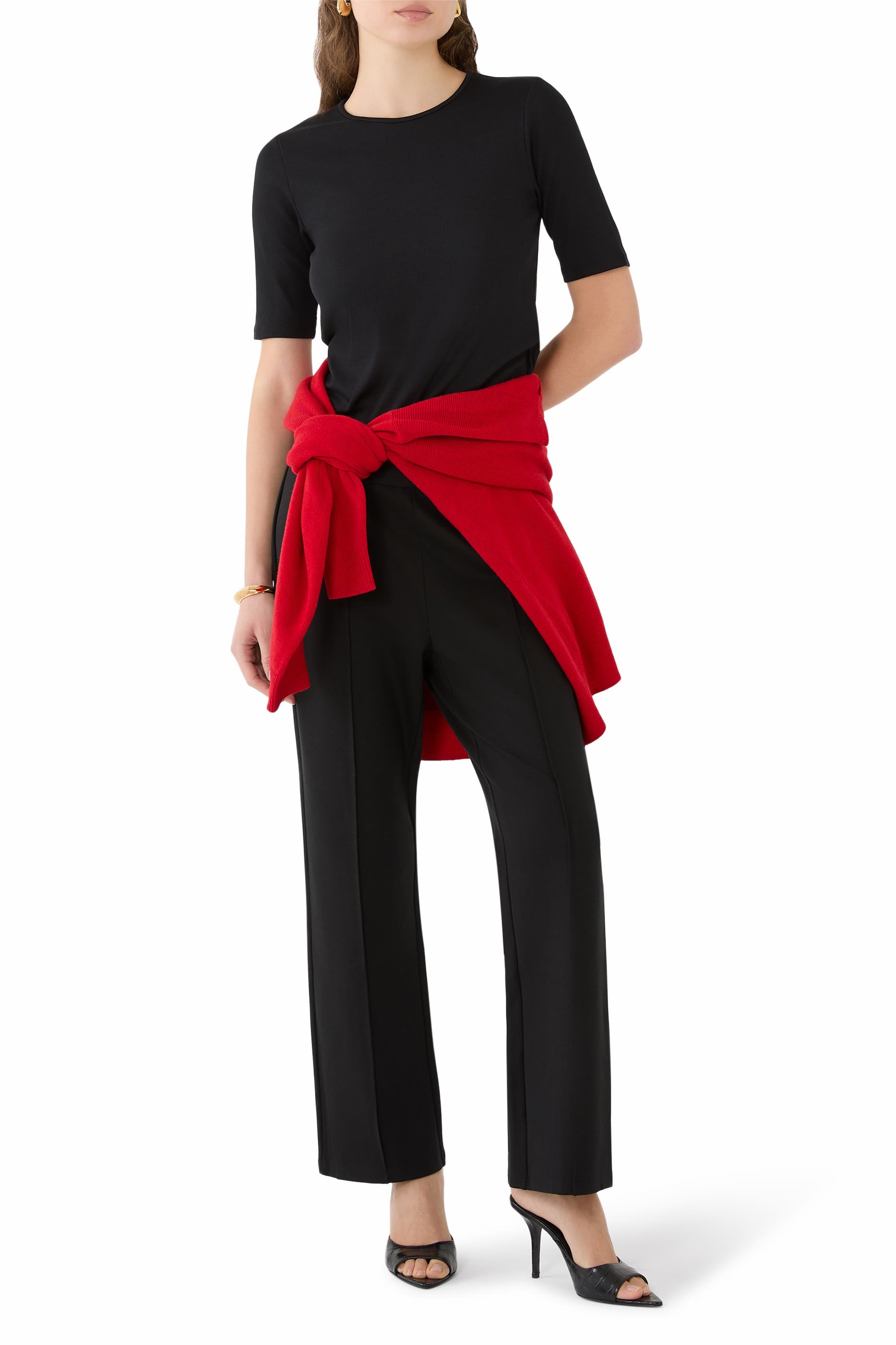 Washable Flex Ponte Kick Pants