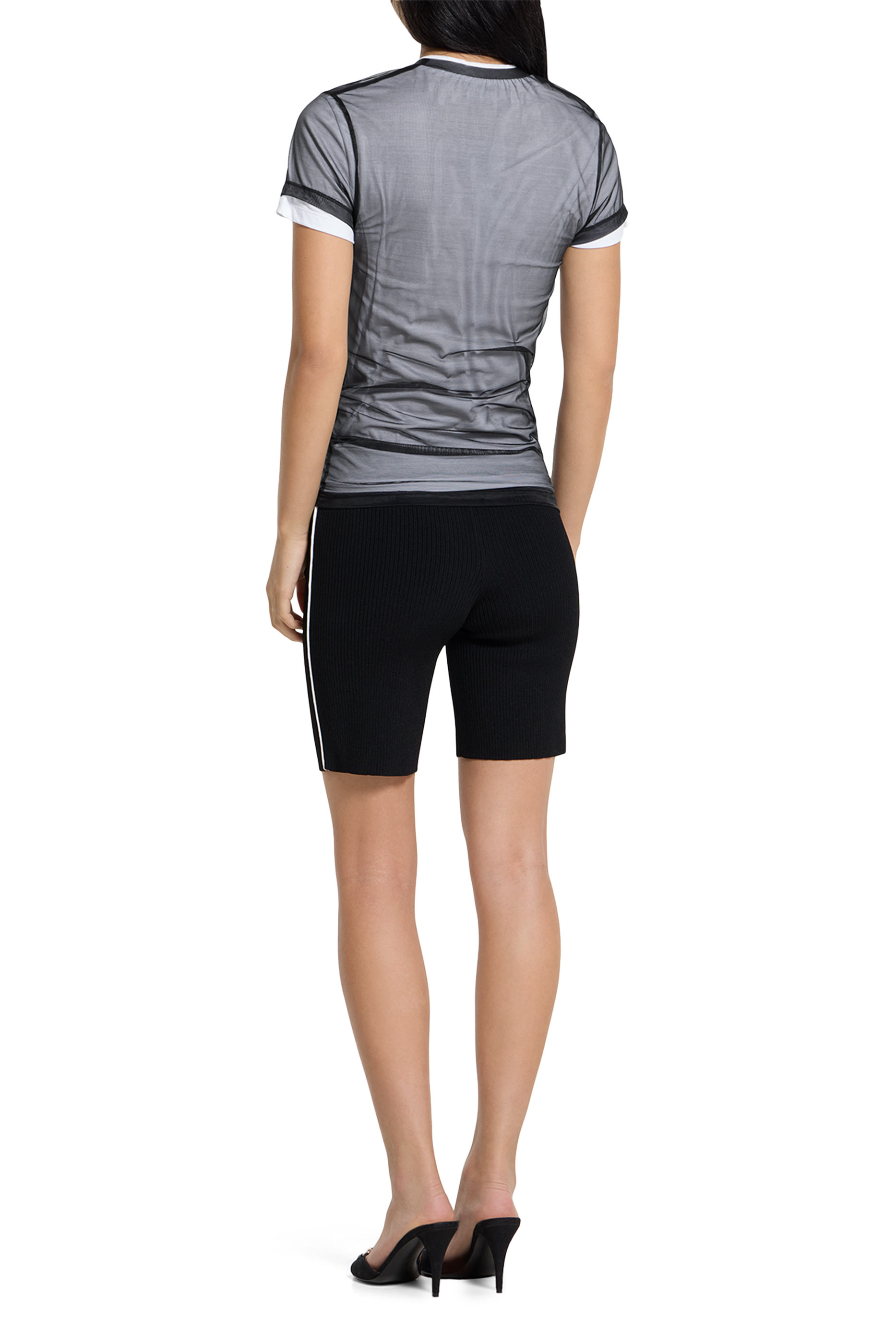 Double-Layered Jersey T-Shirt with Print