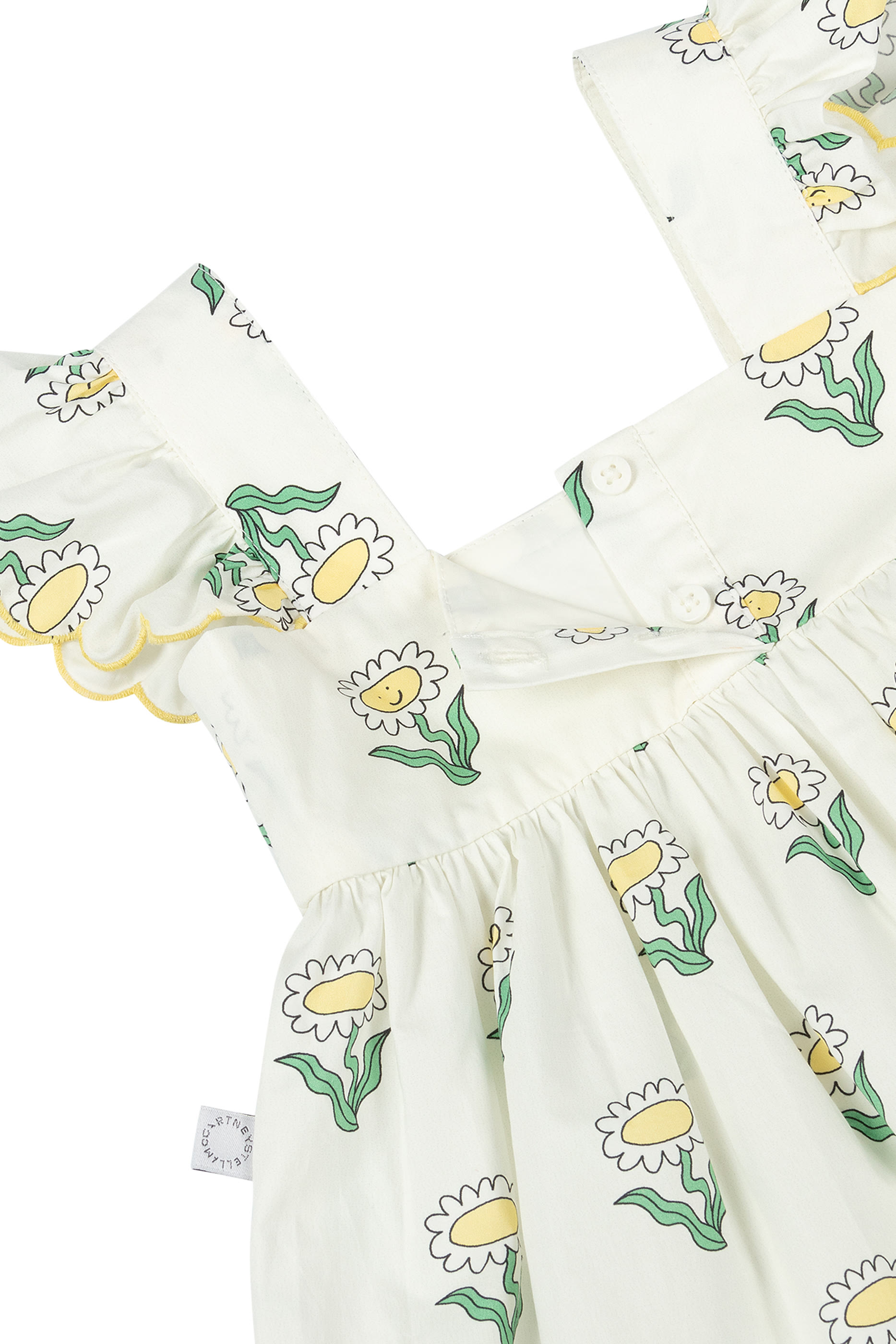 Kids Sunflower Print Dress & Bloomers Set