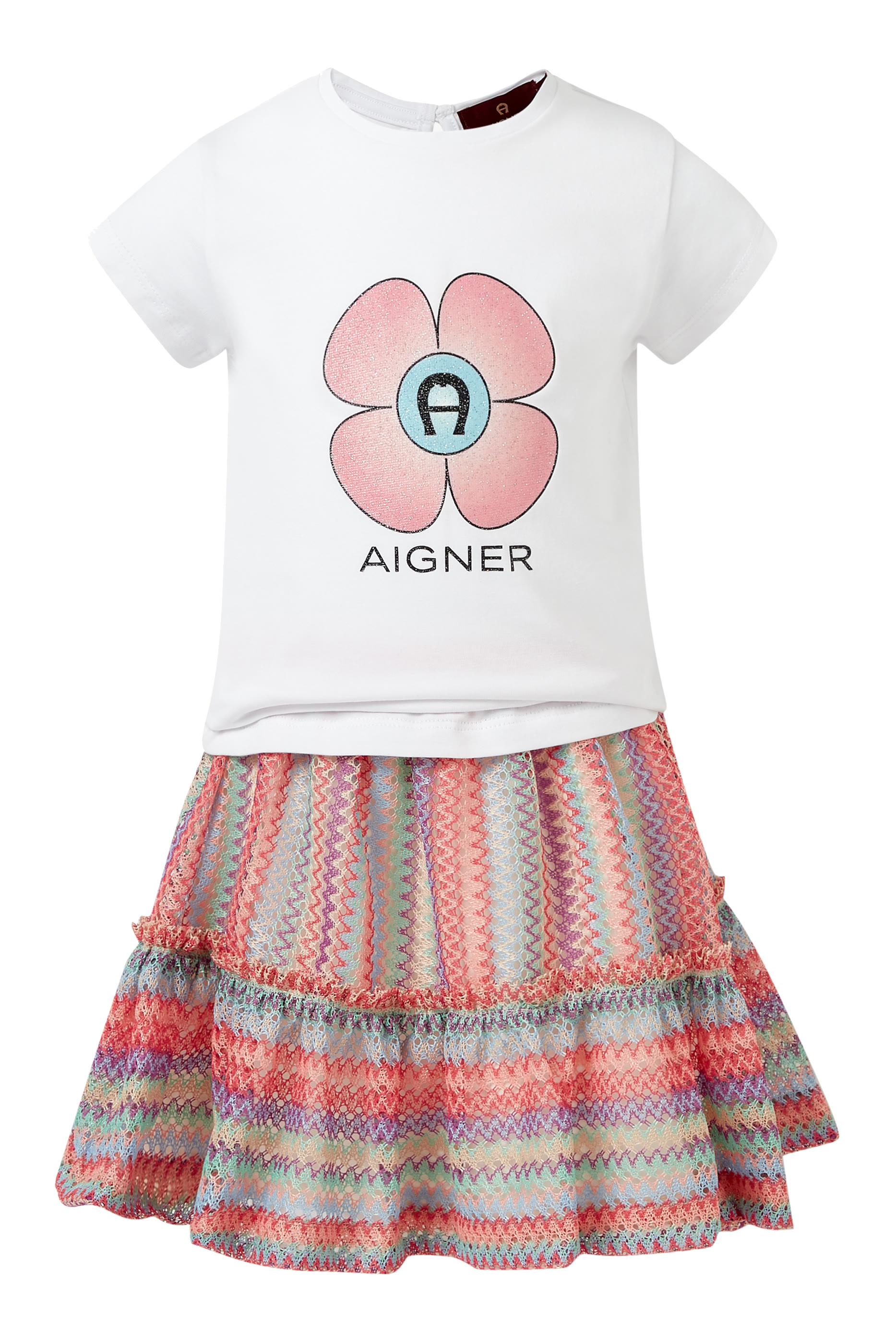 Kids Woven Zig-Zag Skirt