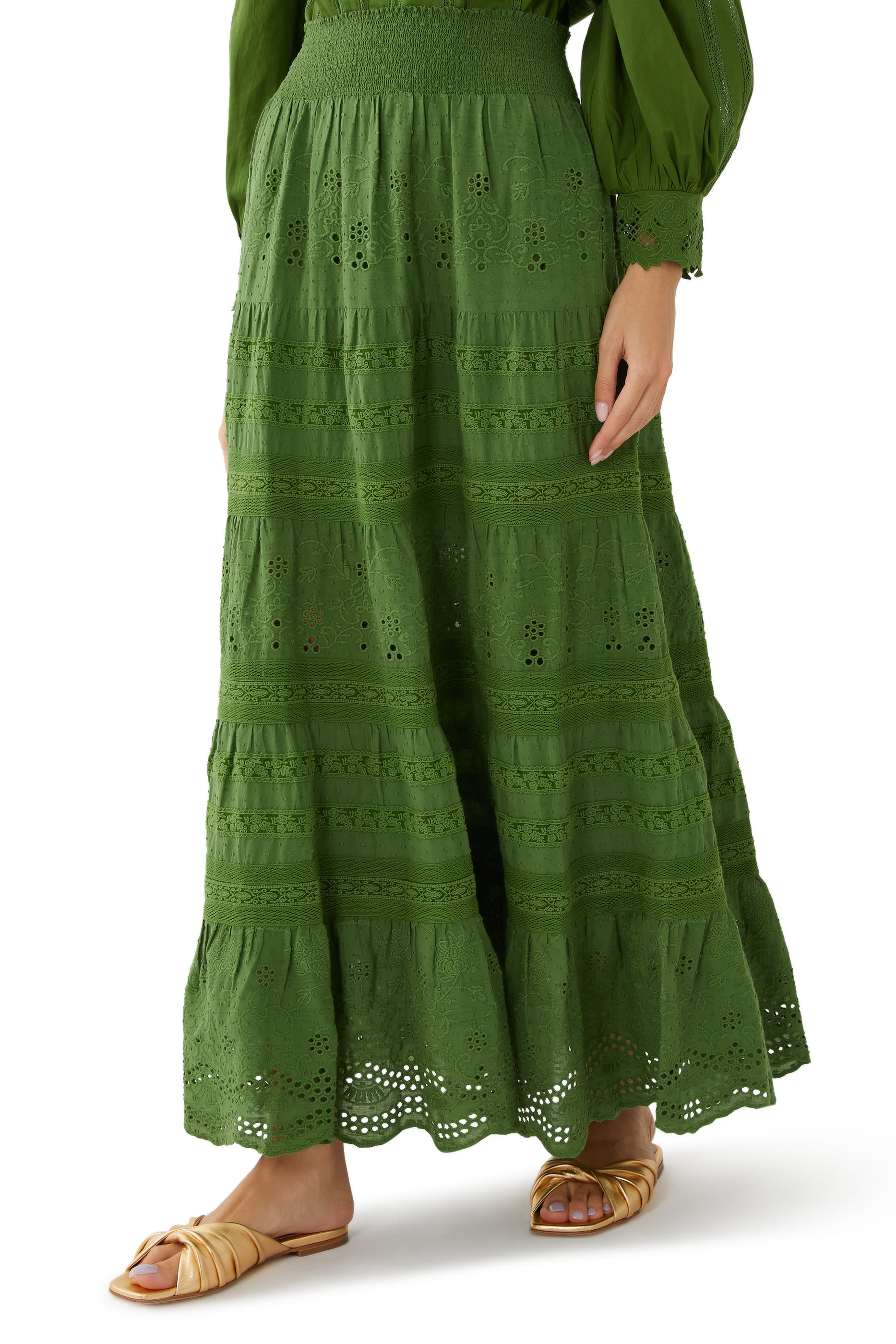 Aisha Tiered Maxi Skirt