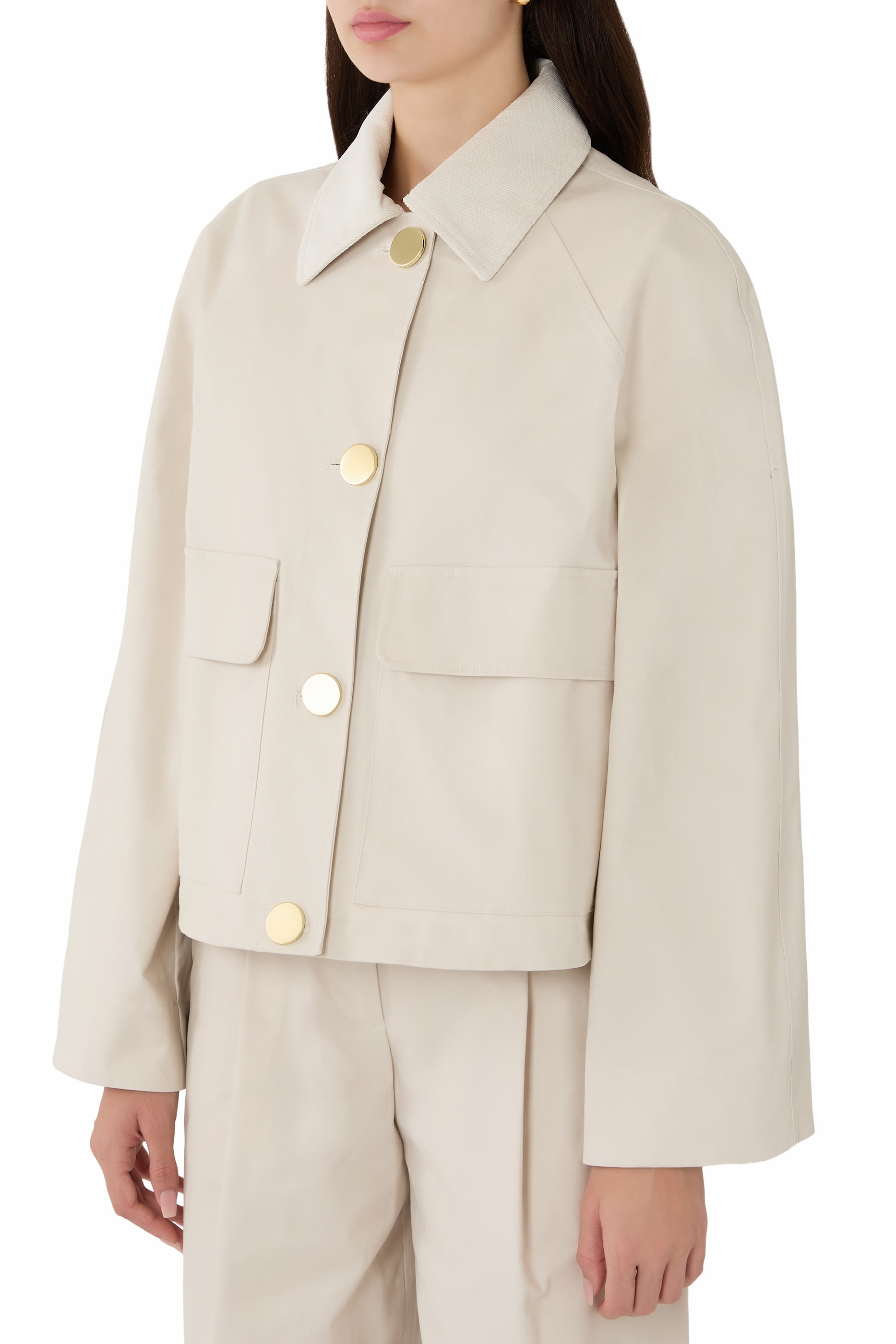 Flap Pocket Blouson Jacket