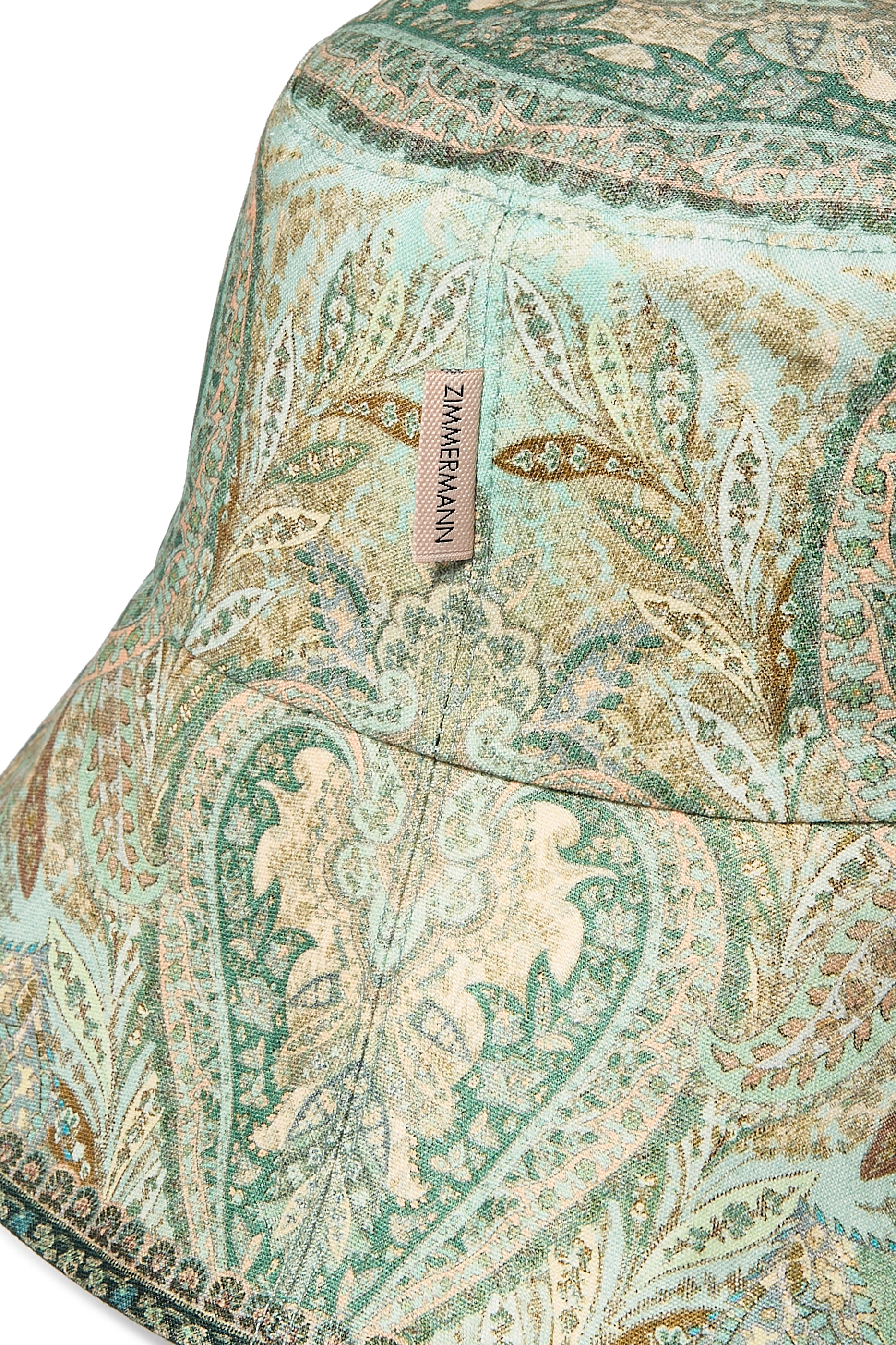  Printed Long Brim Bucket Hat