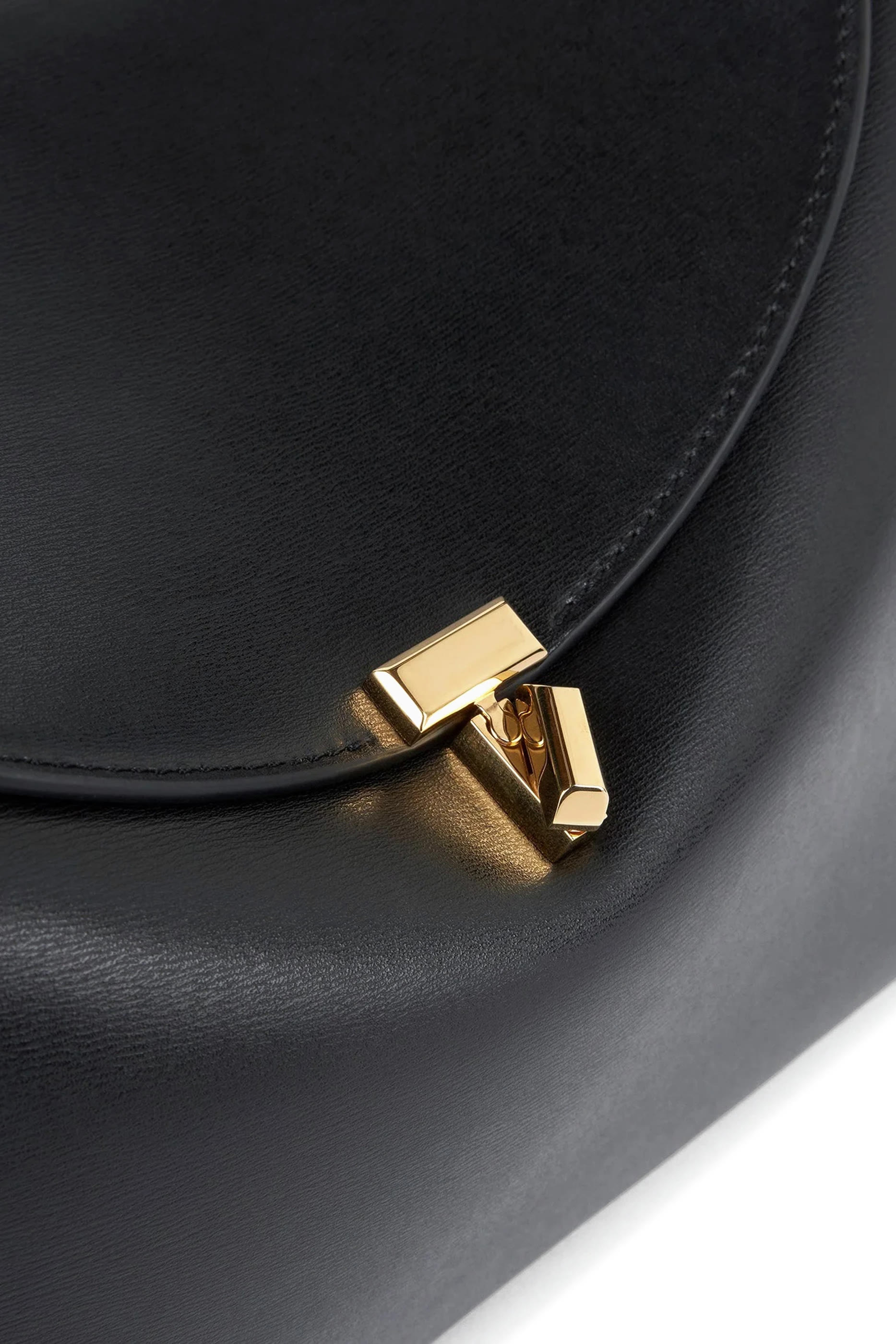 T-Lock Leather Top-Handle Bag