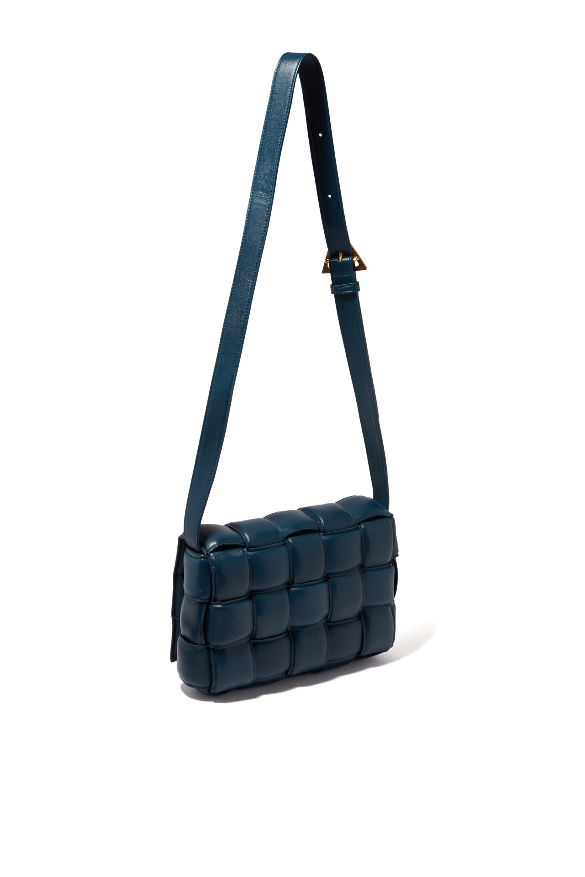 Padded Cassette Intreccio Crossbody Bag