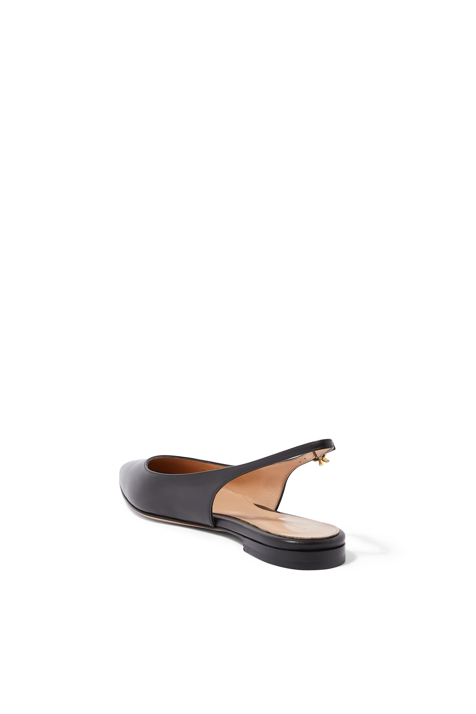 Katty Leather Slingback Flats