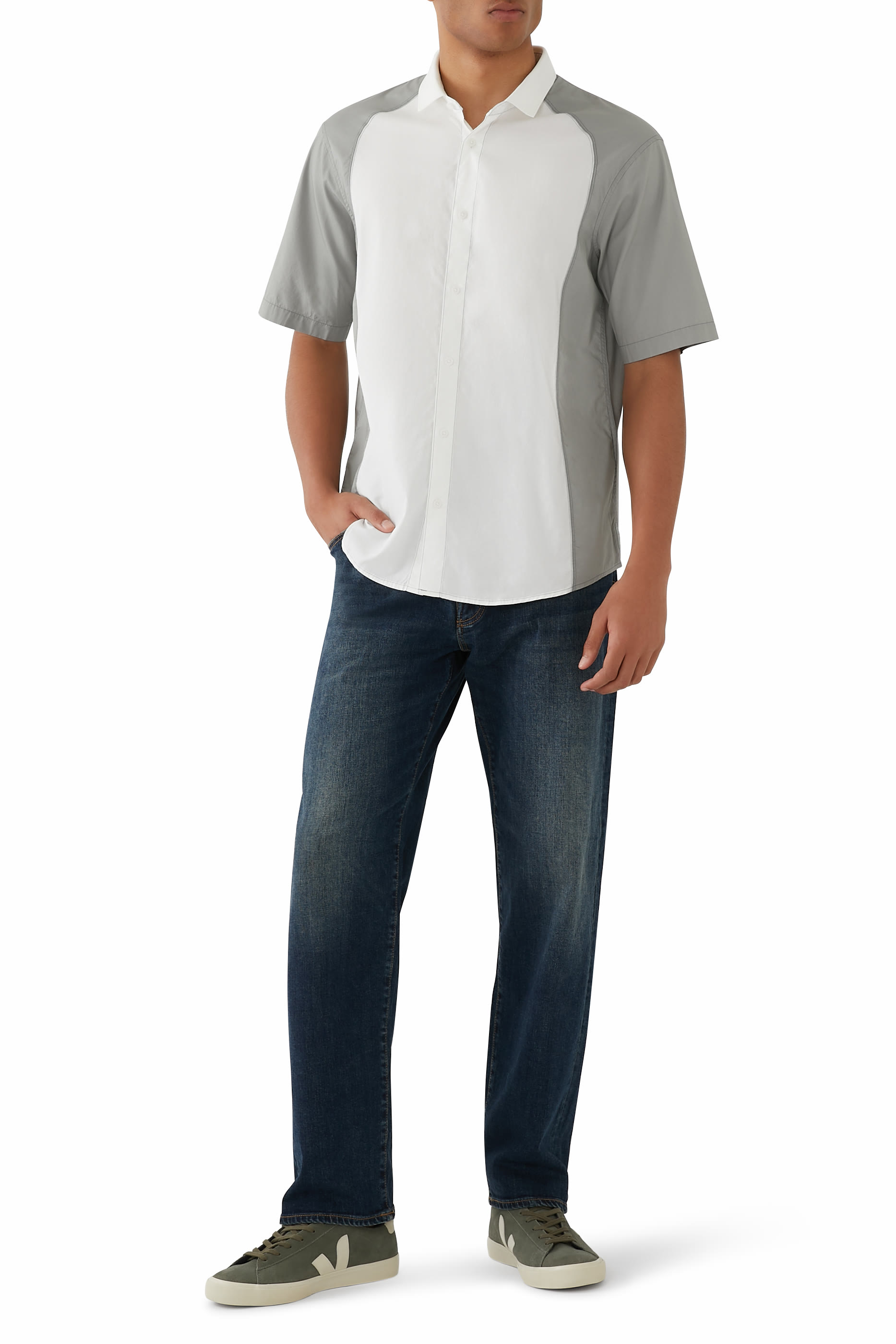 The Grid Two-Color Shirt