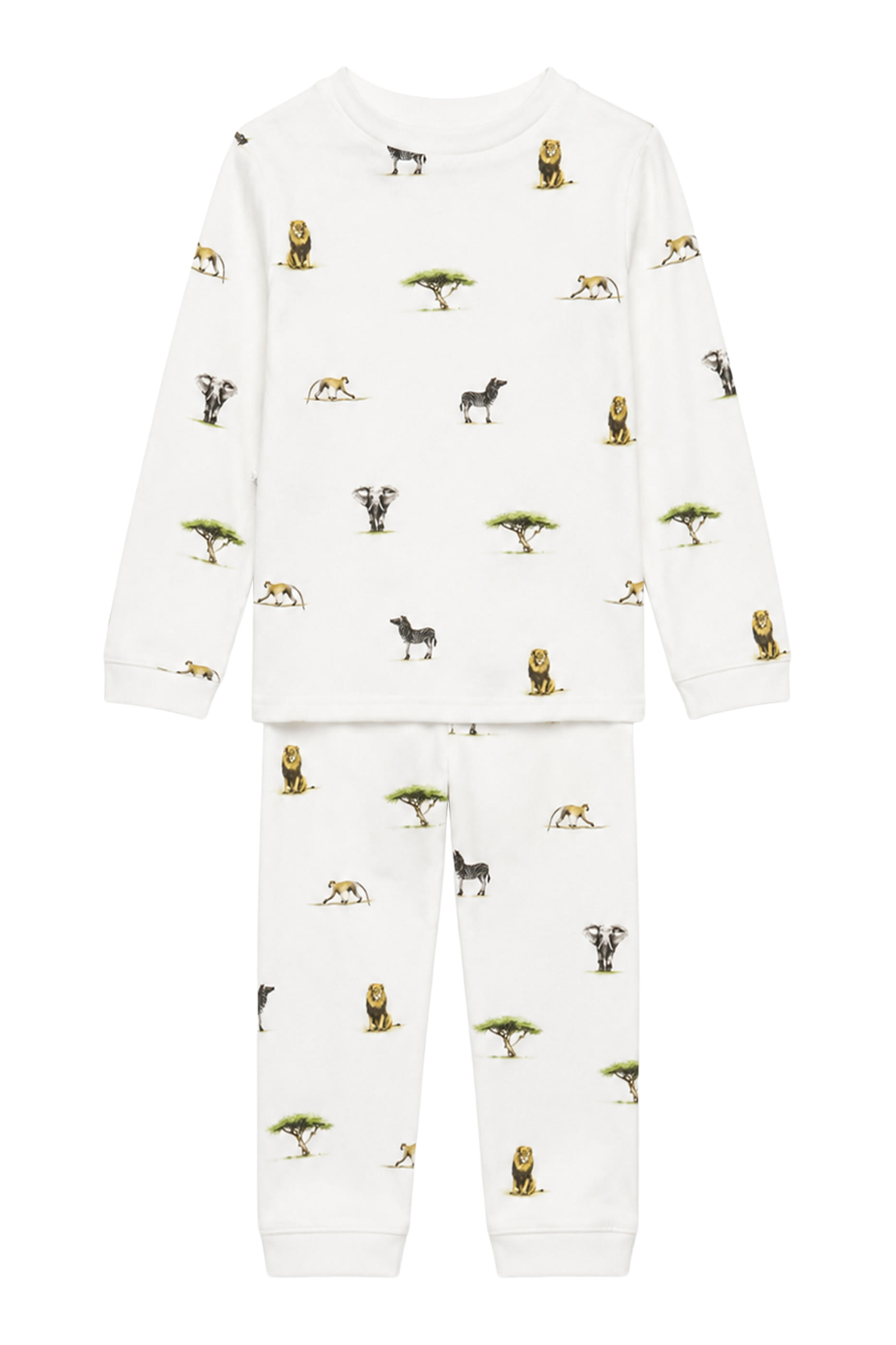 Kids Safari Print Pajamas
