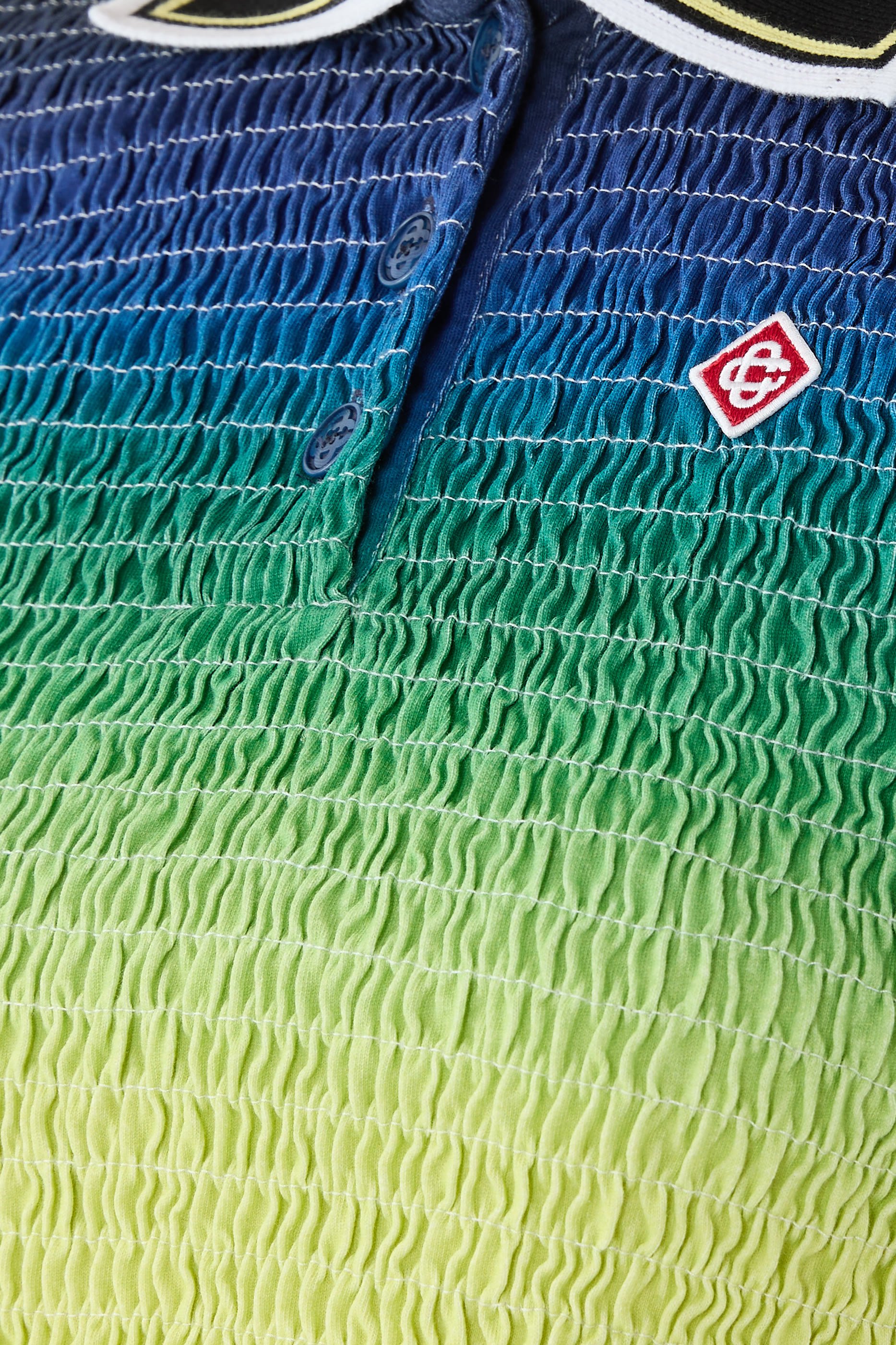 Gradient Short Sleeves Polo Shirt