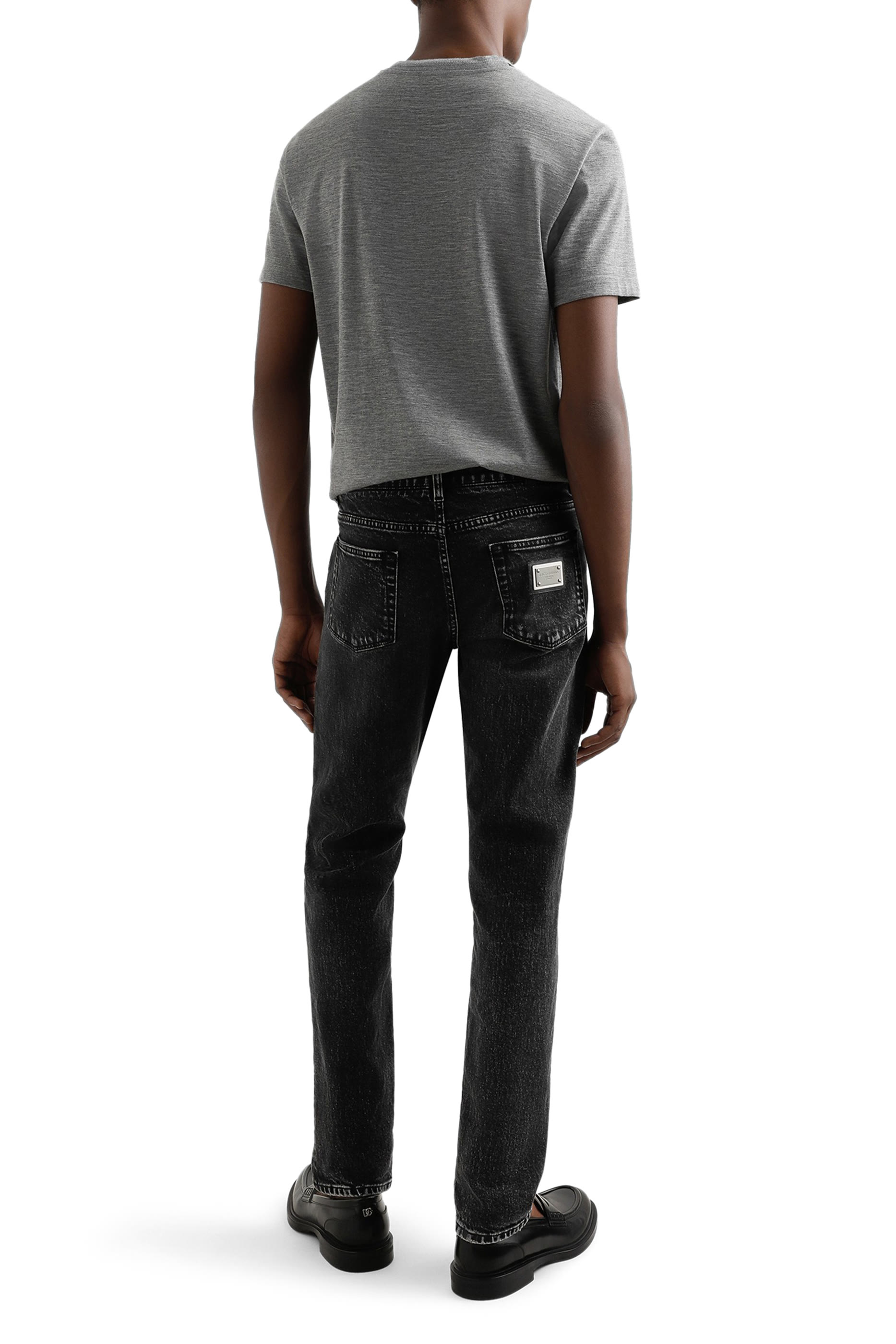 Slim-Fit Stretch Cotton Jeans