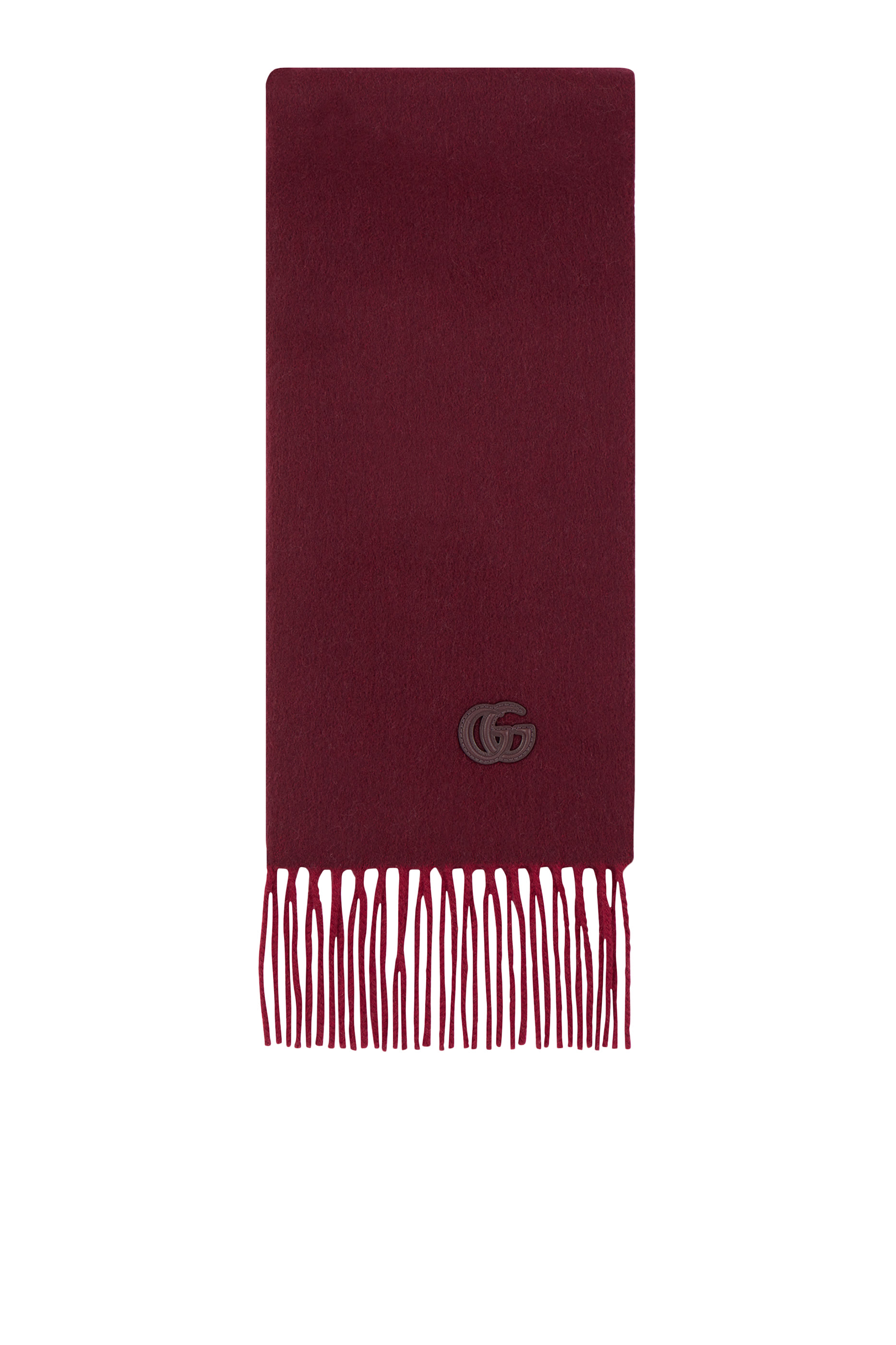 Logo Patch Cashmere Scarf