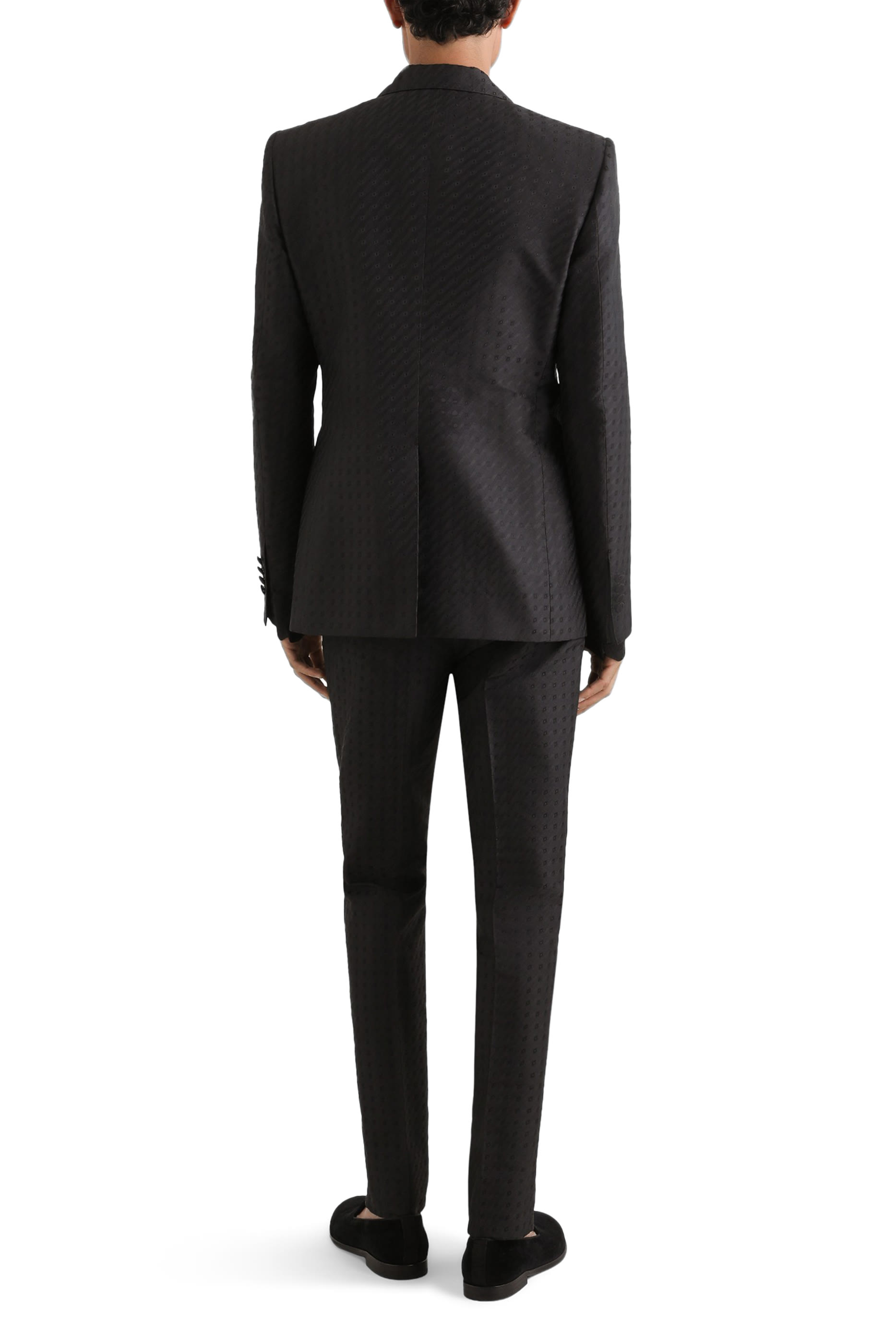 Micro Pattern Jacquard Trousers