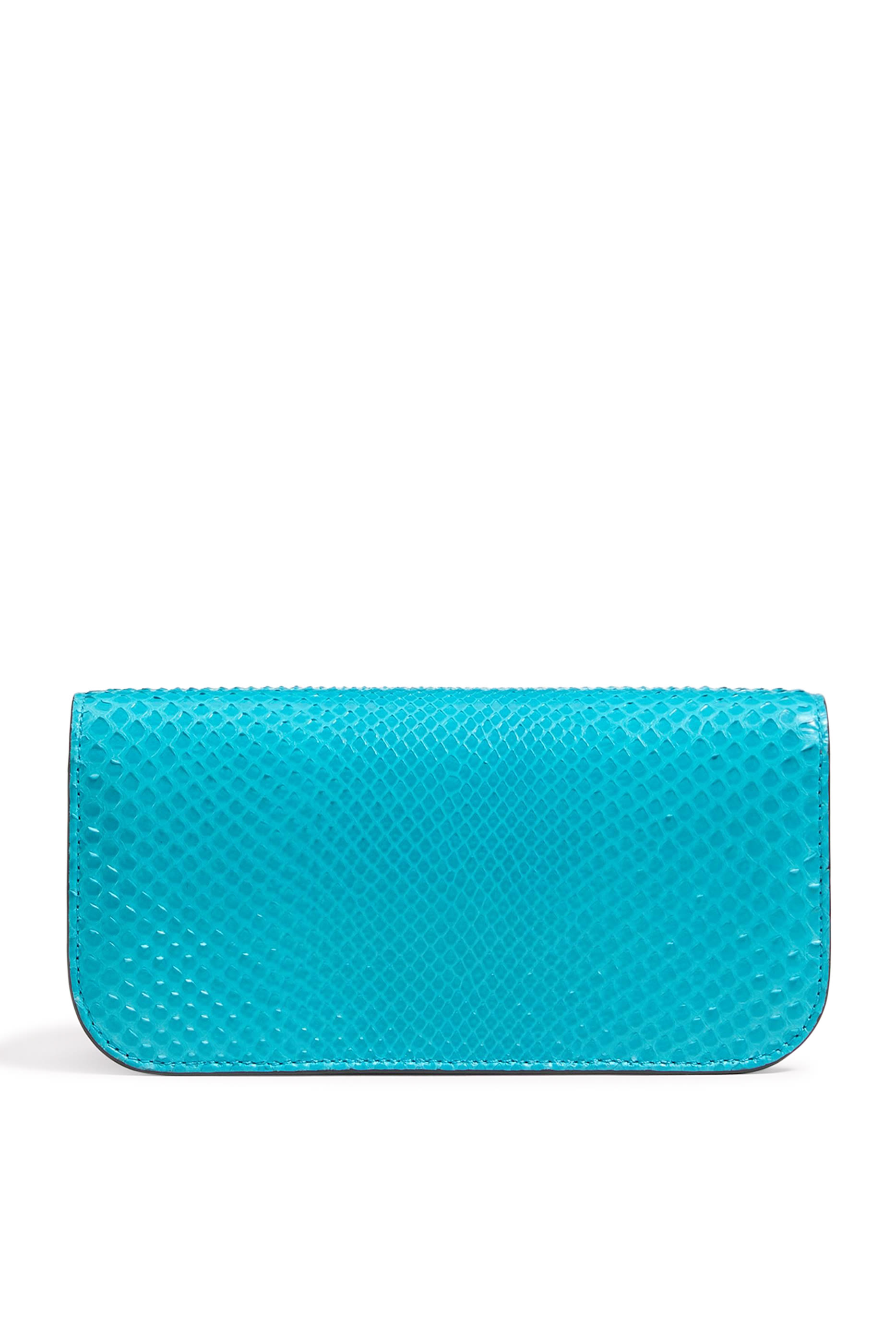 Locò Python Leather Clutch