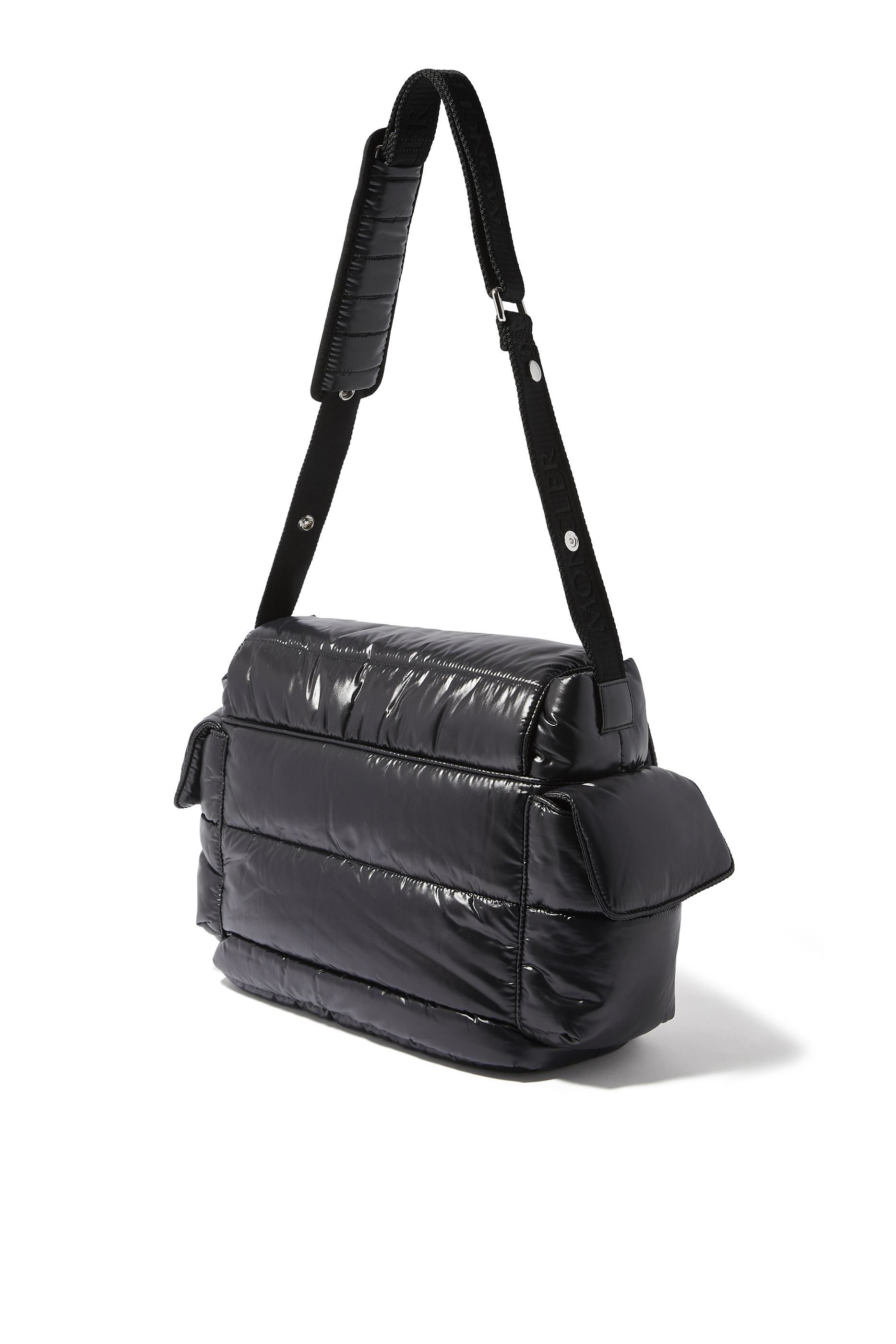 Nylon Laqu&egrave; Diaper Bag