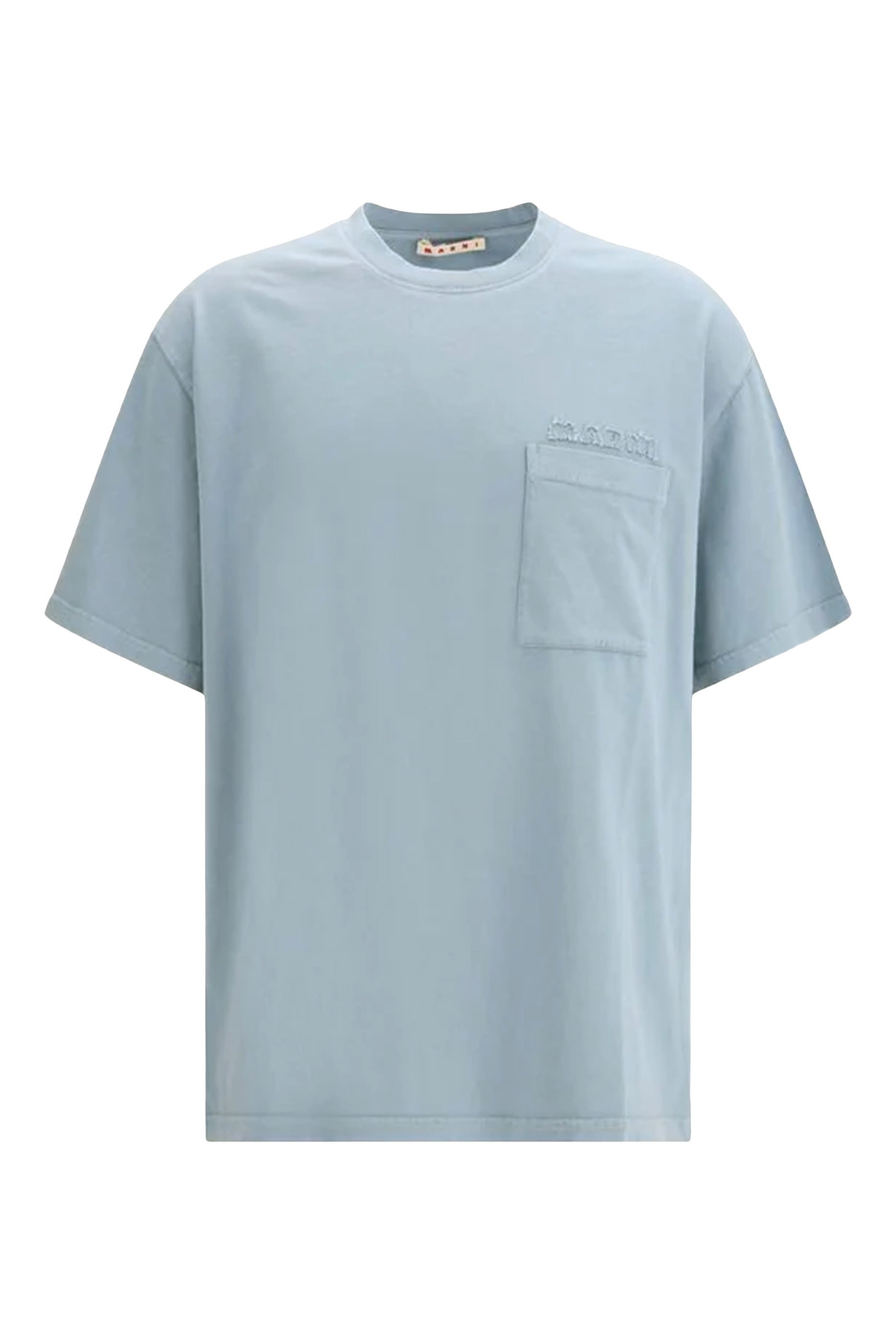 Cotton T-Shirt with Marni Patches 