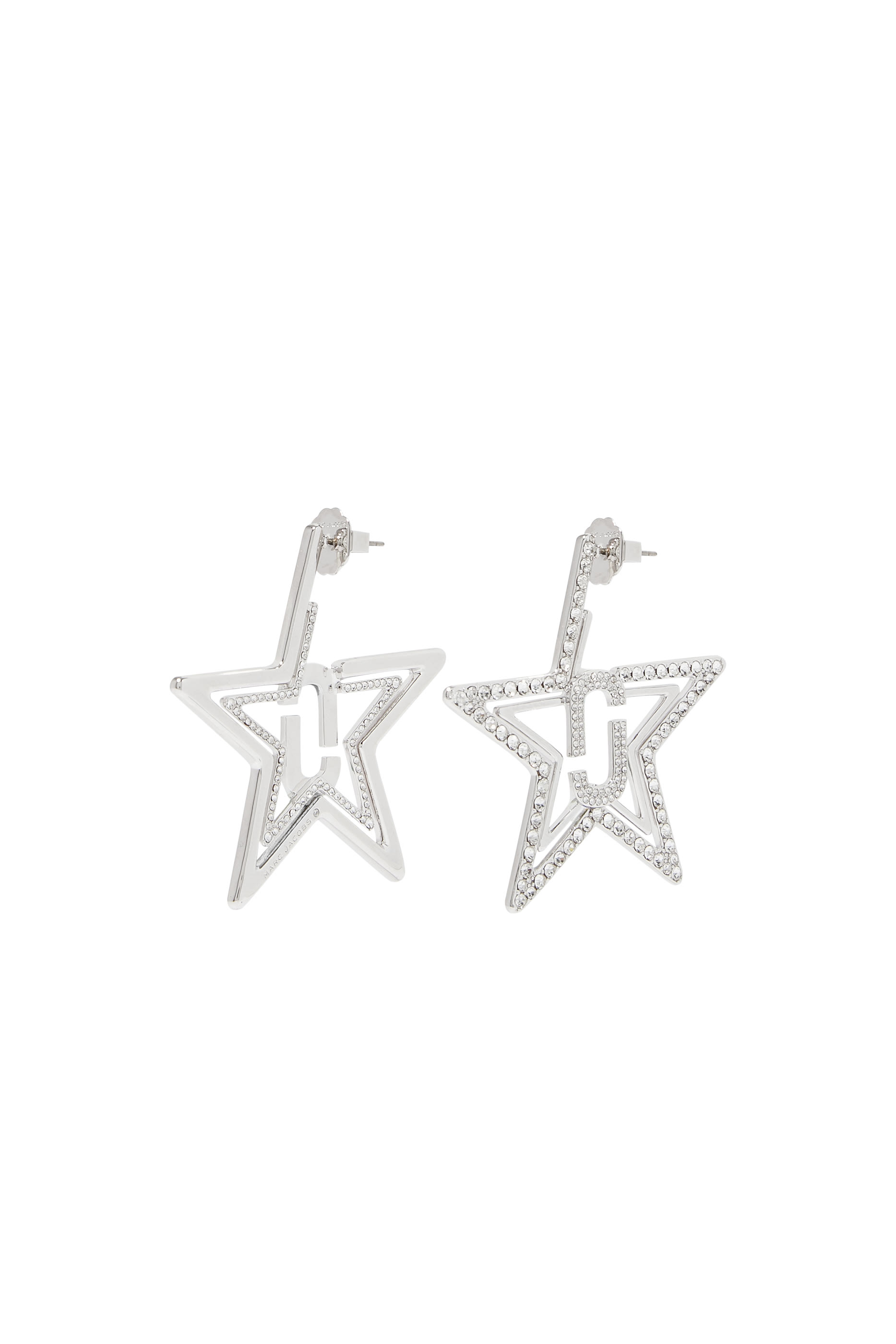 J Marc Star Hoop Earrings