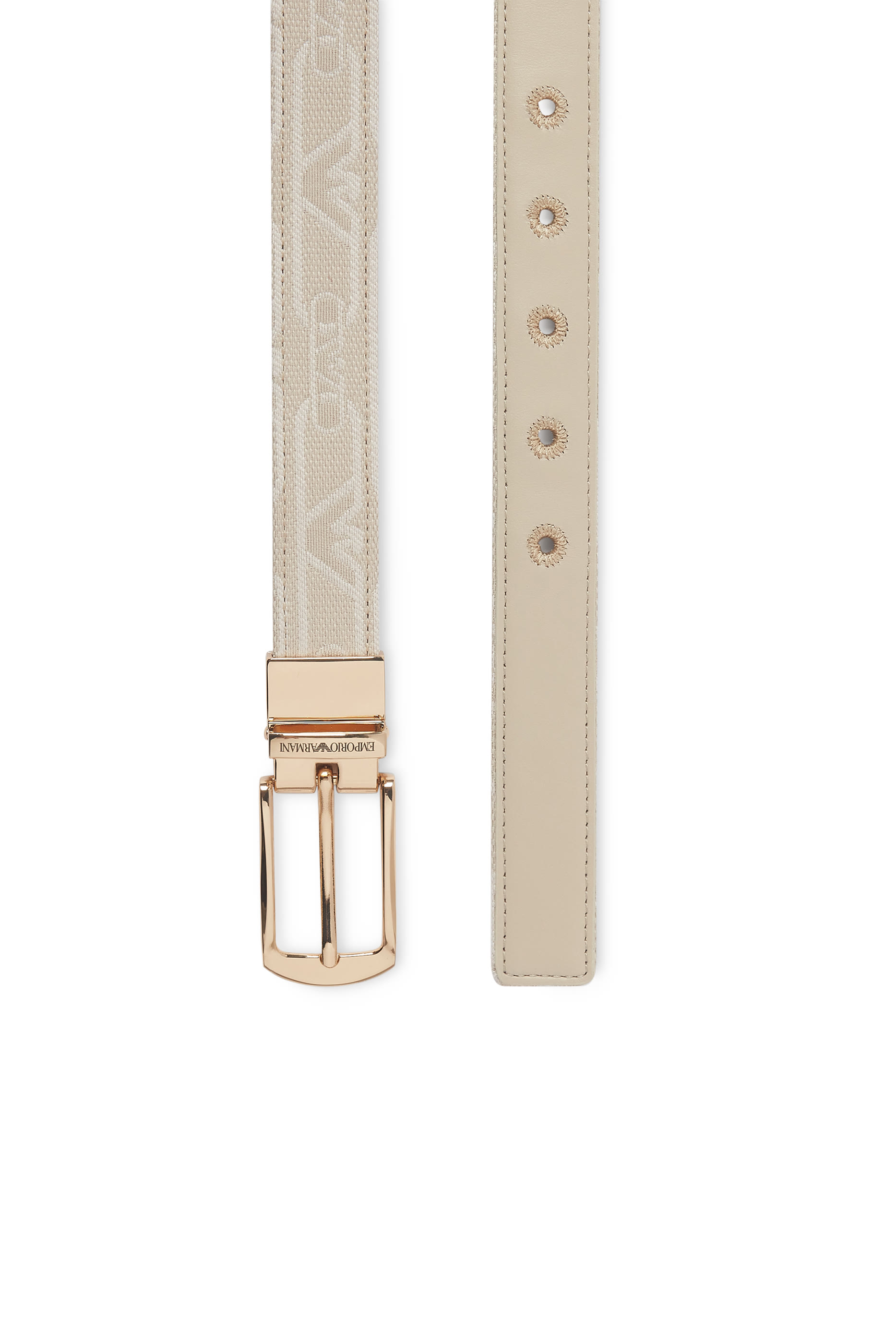 Logo Reversible Leather Belt