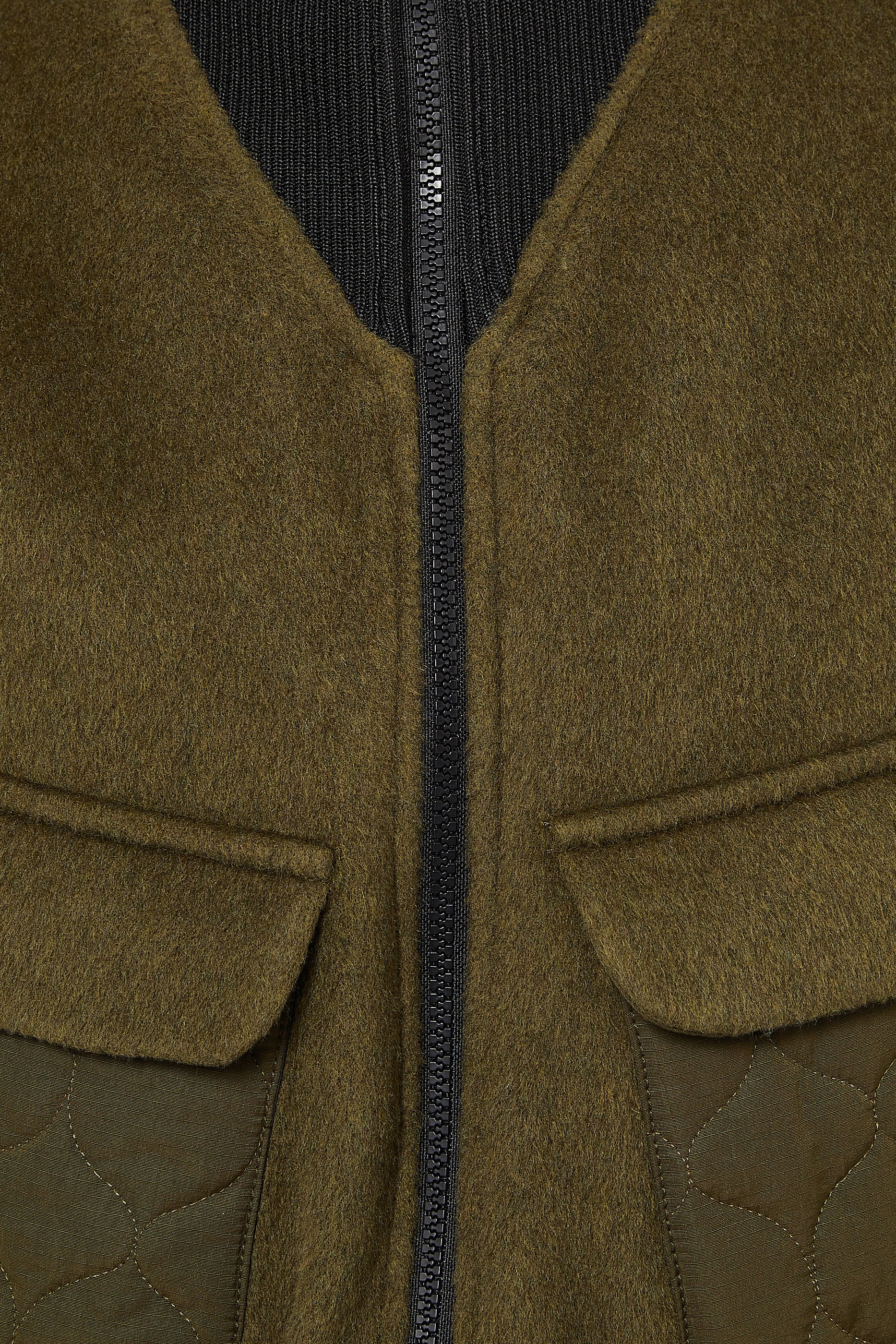 Quilted Bomber Jacket