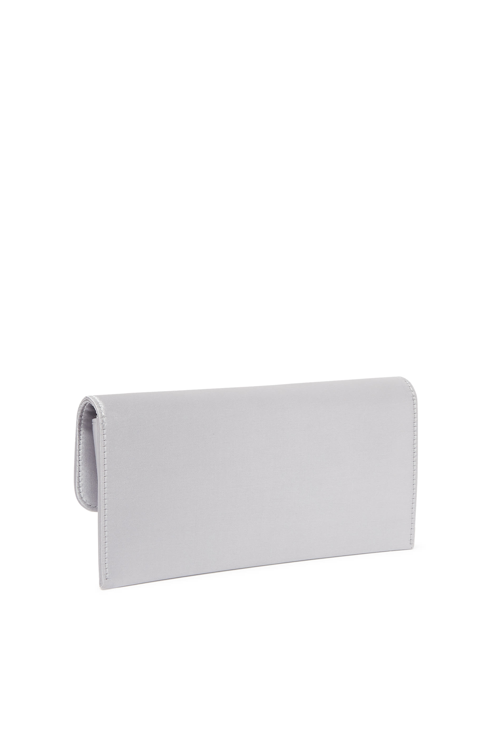 Satin Baguette Clutch Bag