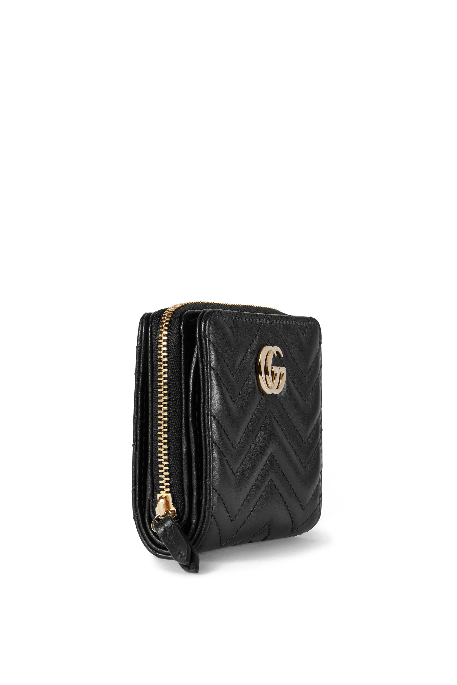 GG Marmont Mini Zip Wallet
