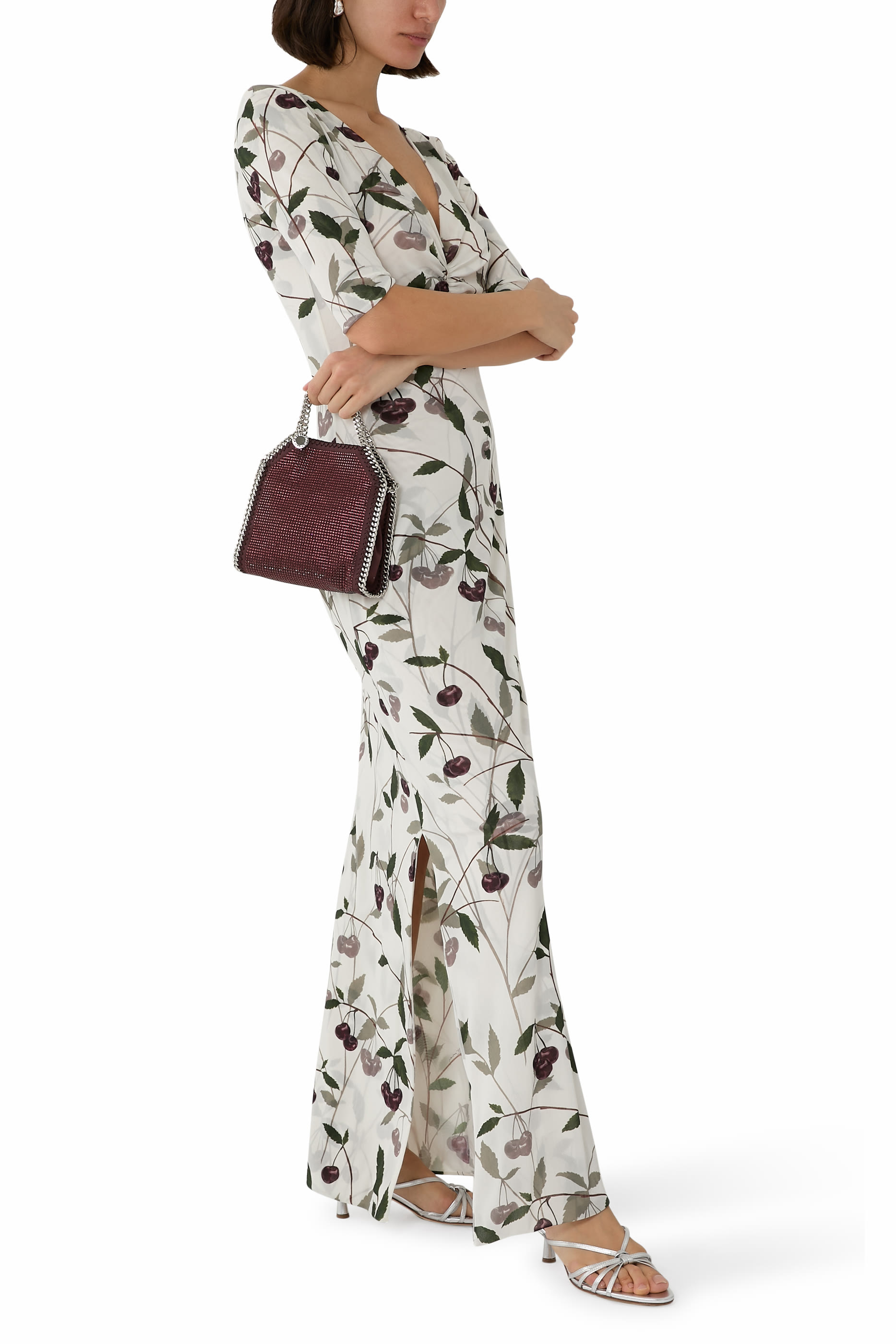 Falabella Tiny Crystal Hotfix Crossbody Bag