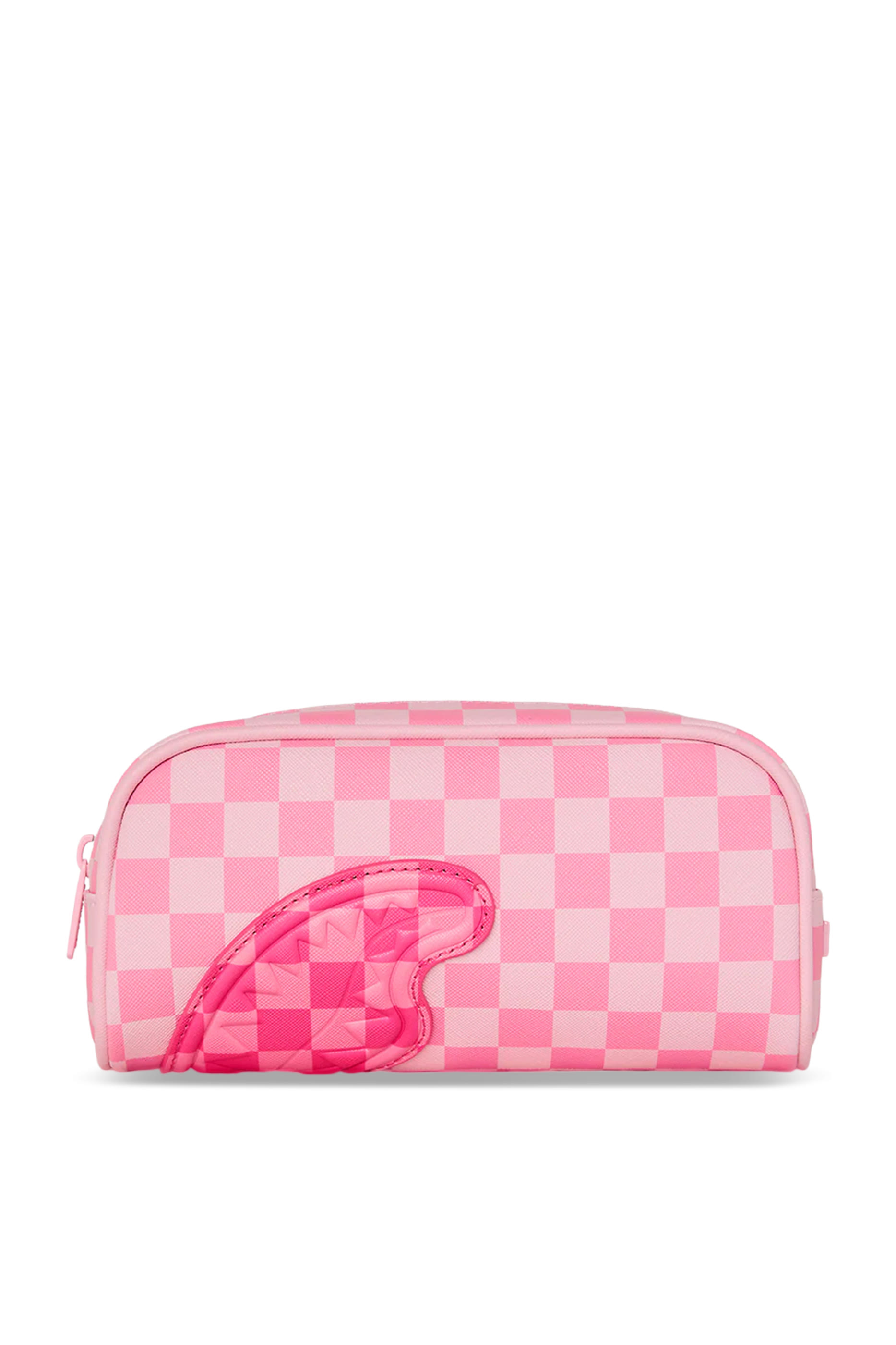 Kids Pink Sharks in Paris Patch Pouch