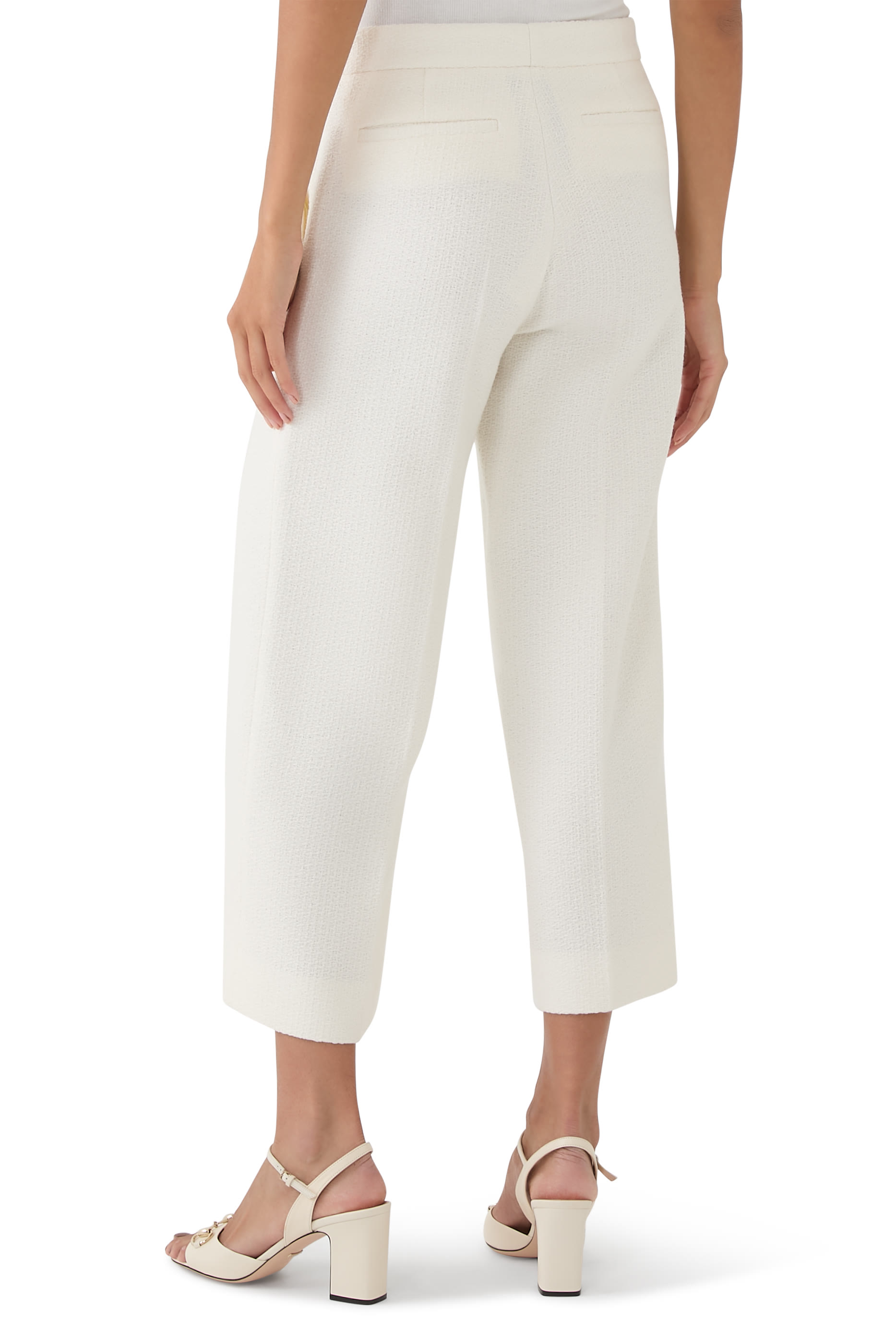 Wool Bouclé Trousers