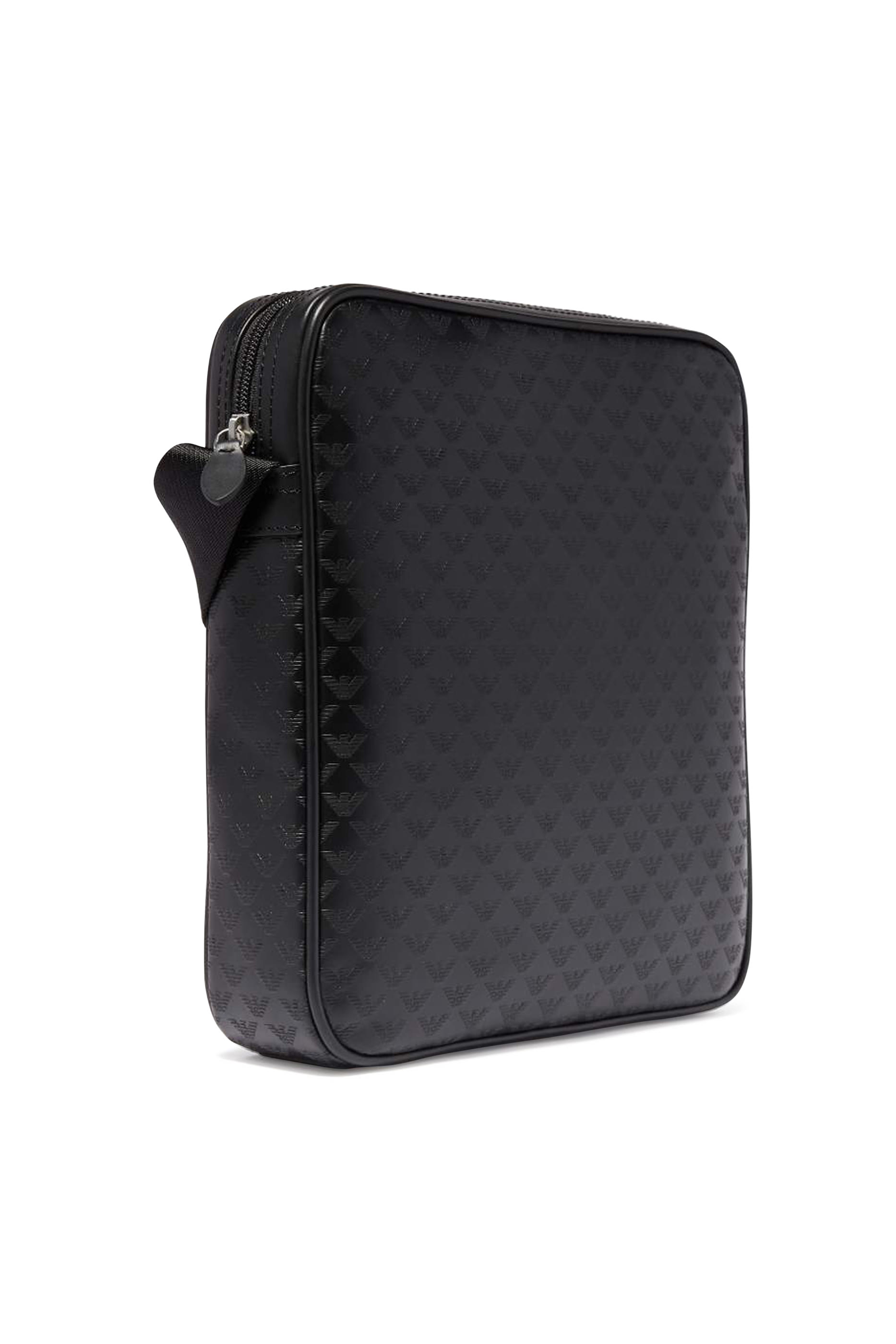 Logo-Embossed Messenger Bag