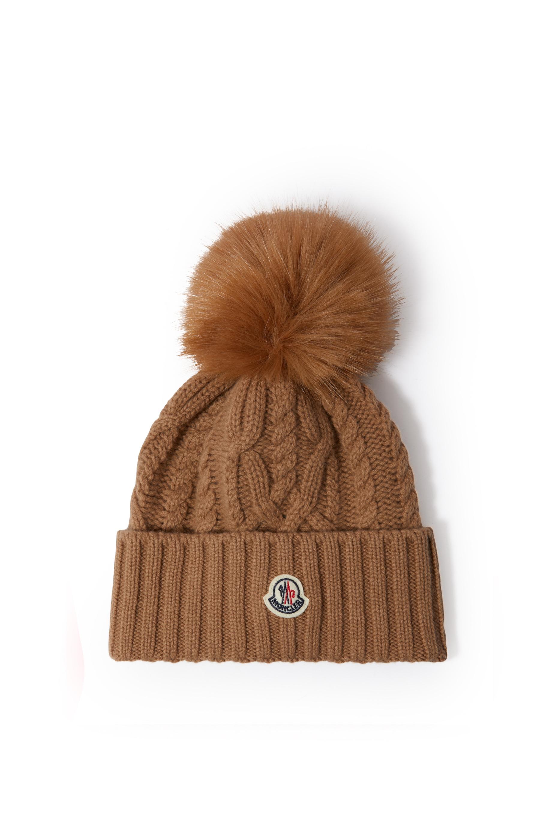 Wool And Cashmere Beanie With Pom Pom
