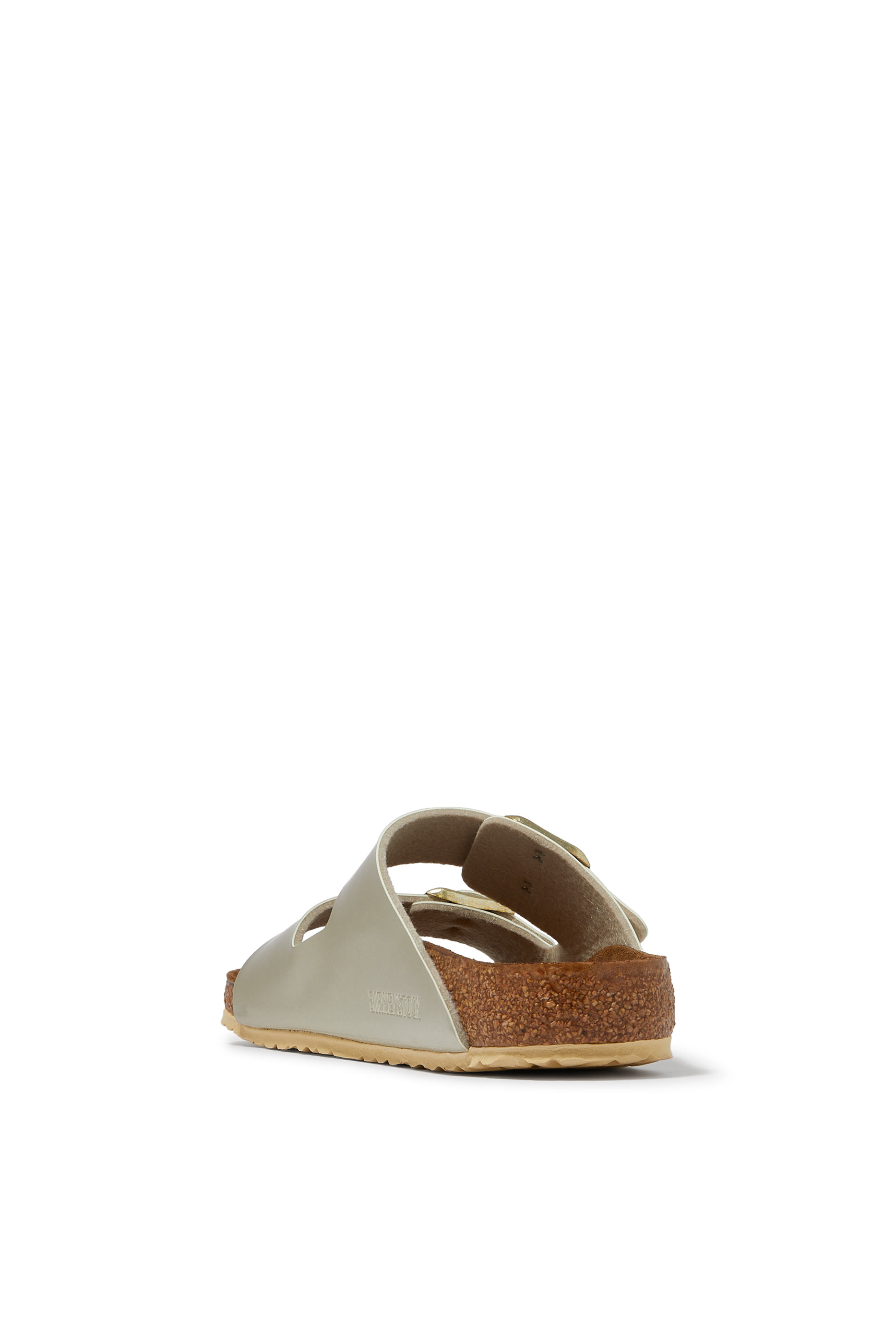 Kids Arizona Birko-Flor Metallic Sandals