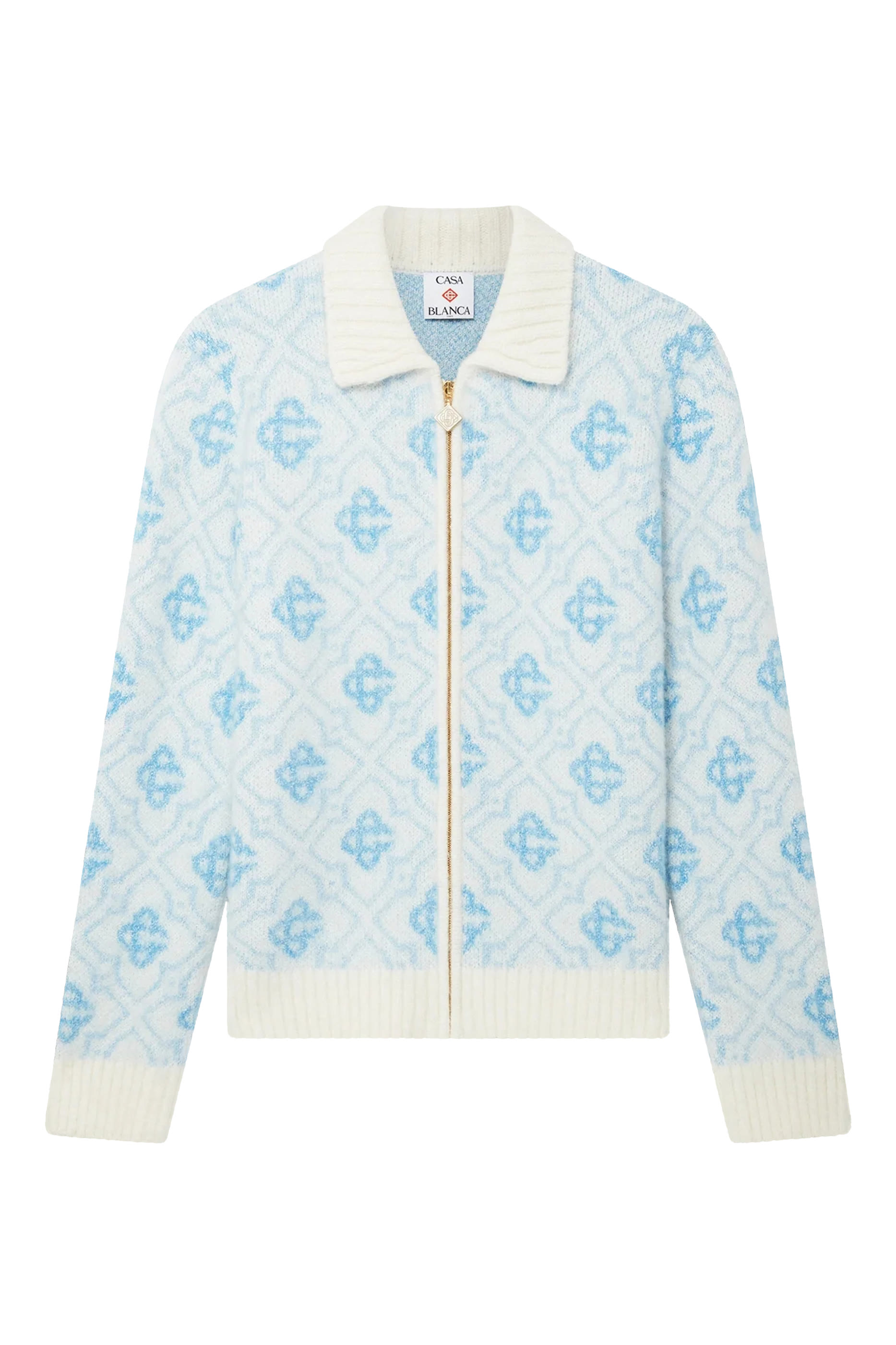 Monogram Mohair Zip Jumper 