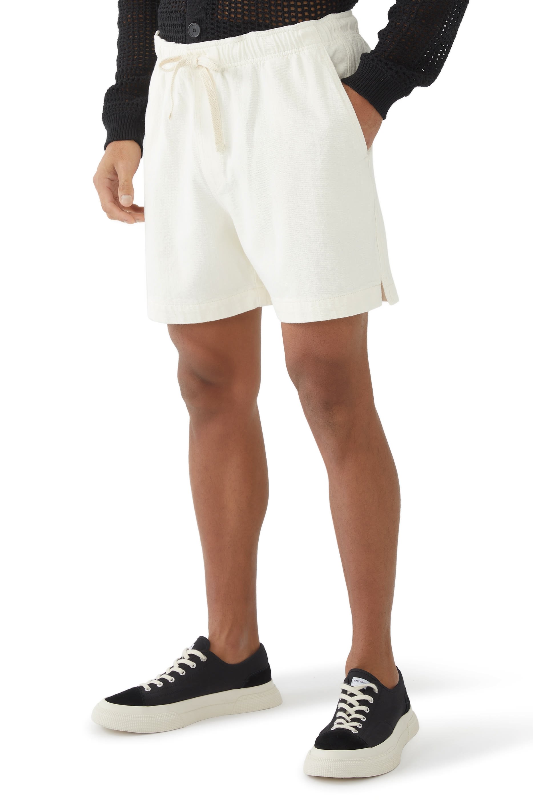 Textured Terry Shorts