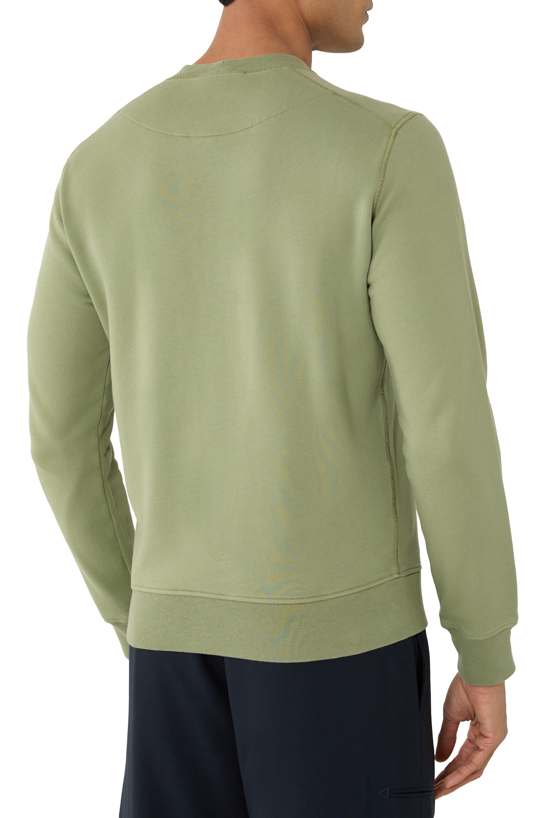 Compass Logo Patch Organic Cotton Sweatshirt