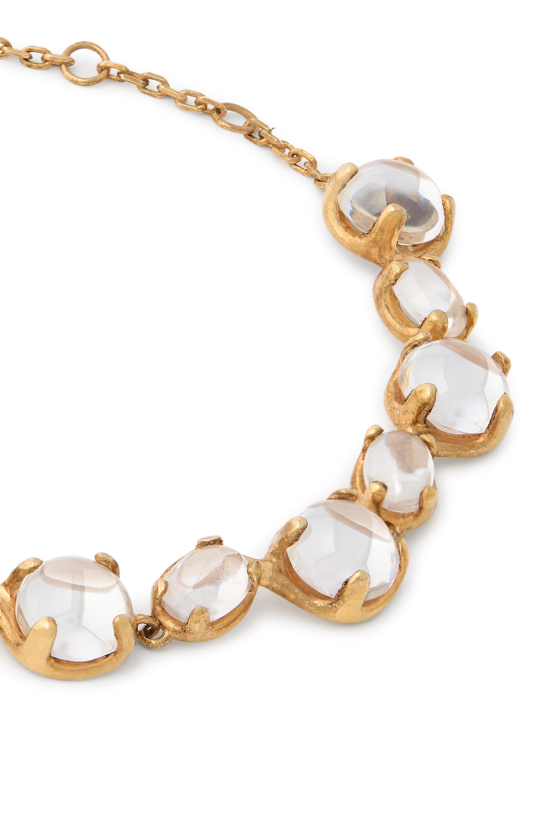 Dew Bracelet, 925 Sterling Silver, Gold Vermeil and Clear CZ Crystals