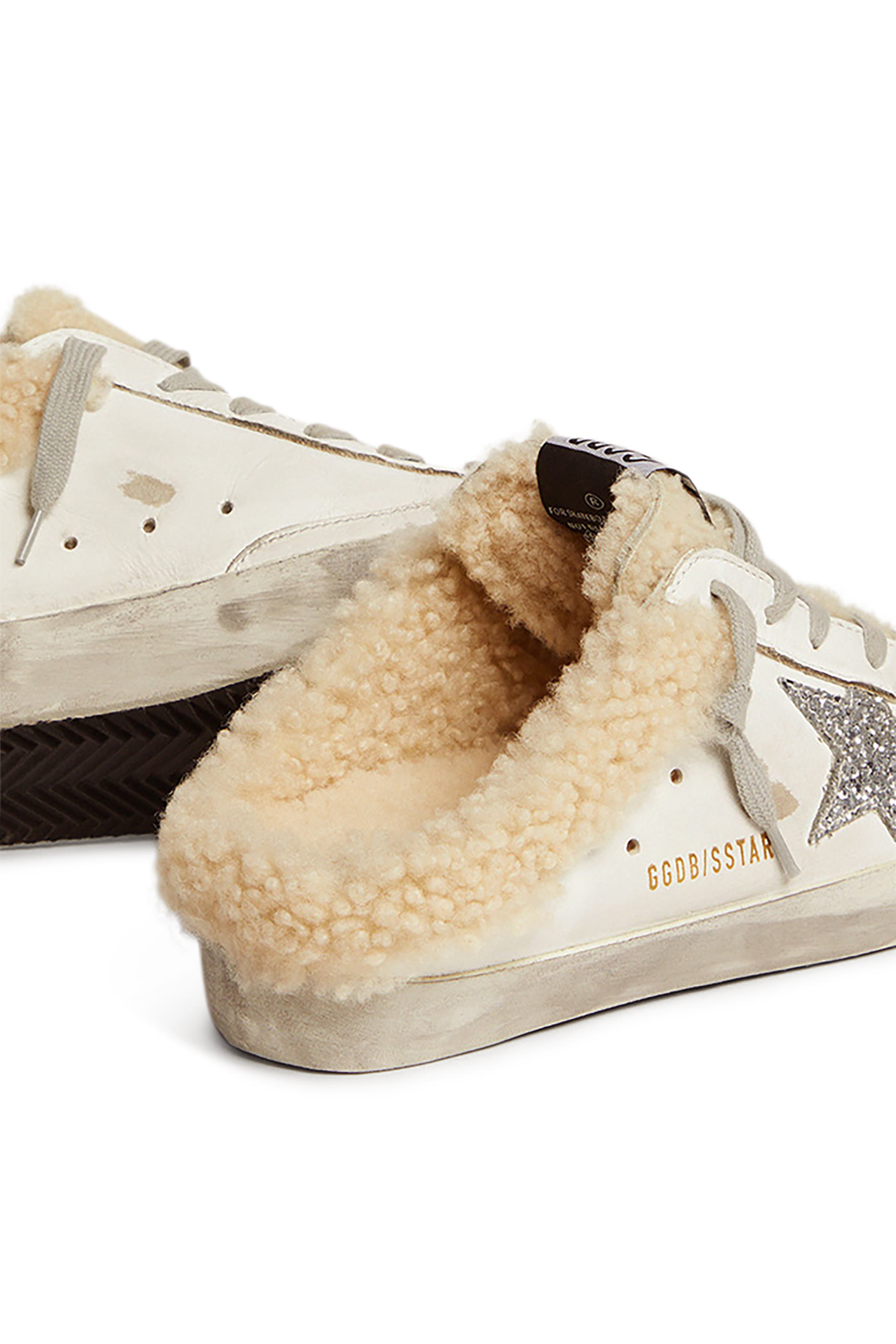 Low Top Superstar Sabot Shearling Sneakers