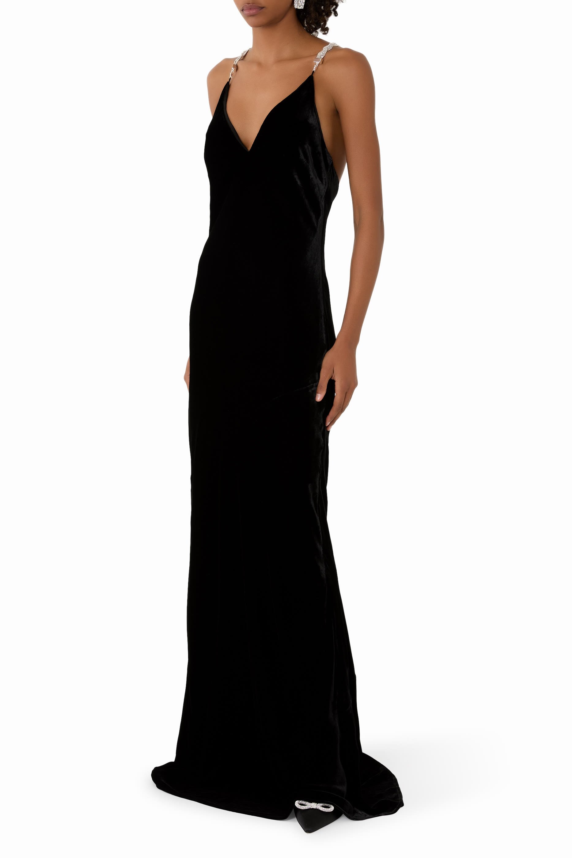 Saint Beaded Strap Gown