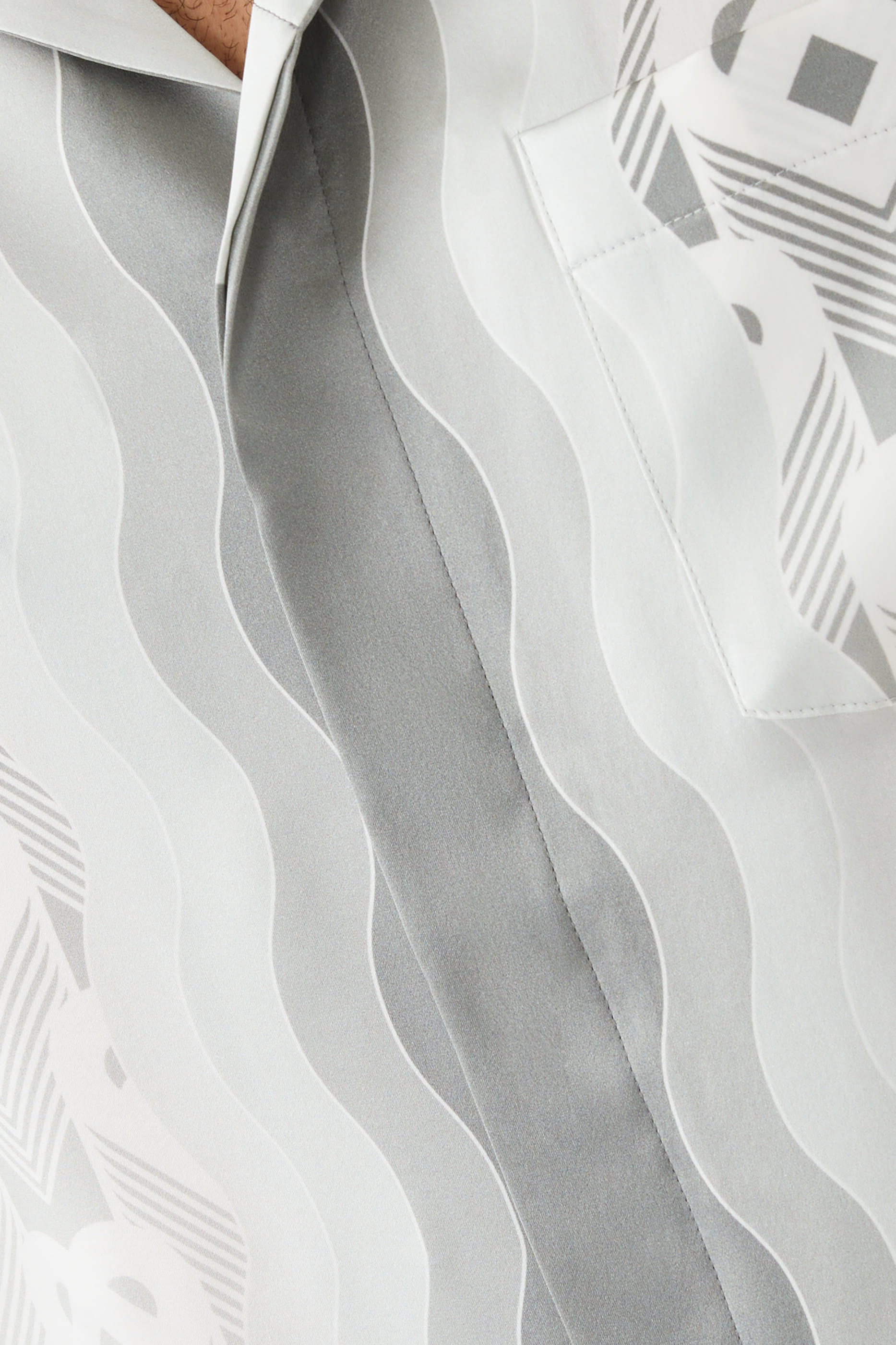 Gradient Heart Monogram Shirt