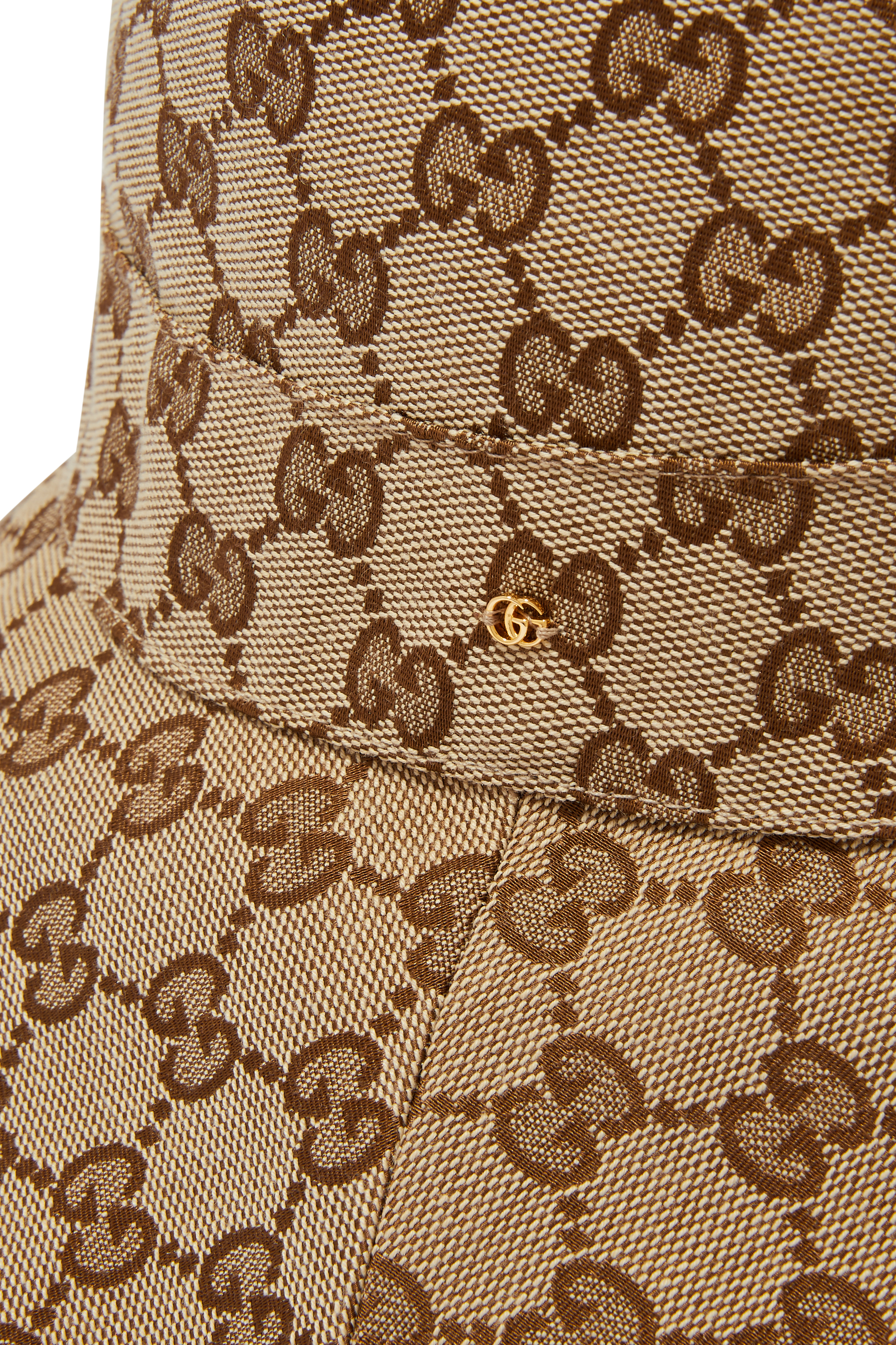 GG Canvas Wide Brim Hat