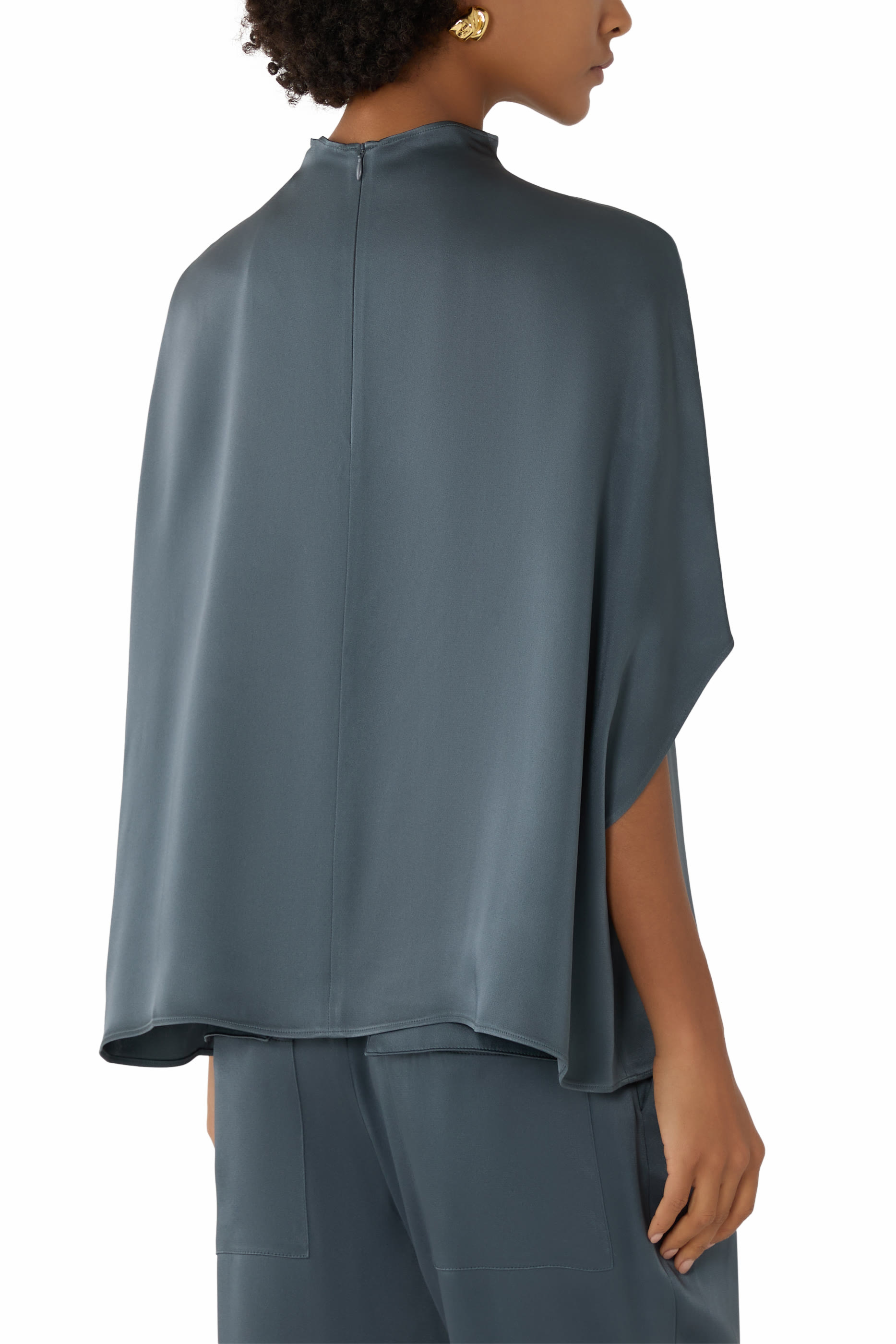 Satin Cape T-Shirt
