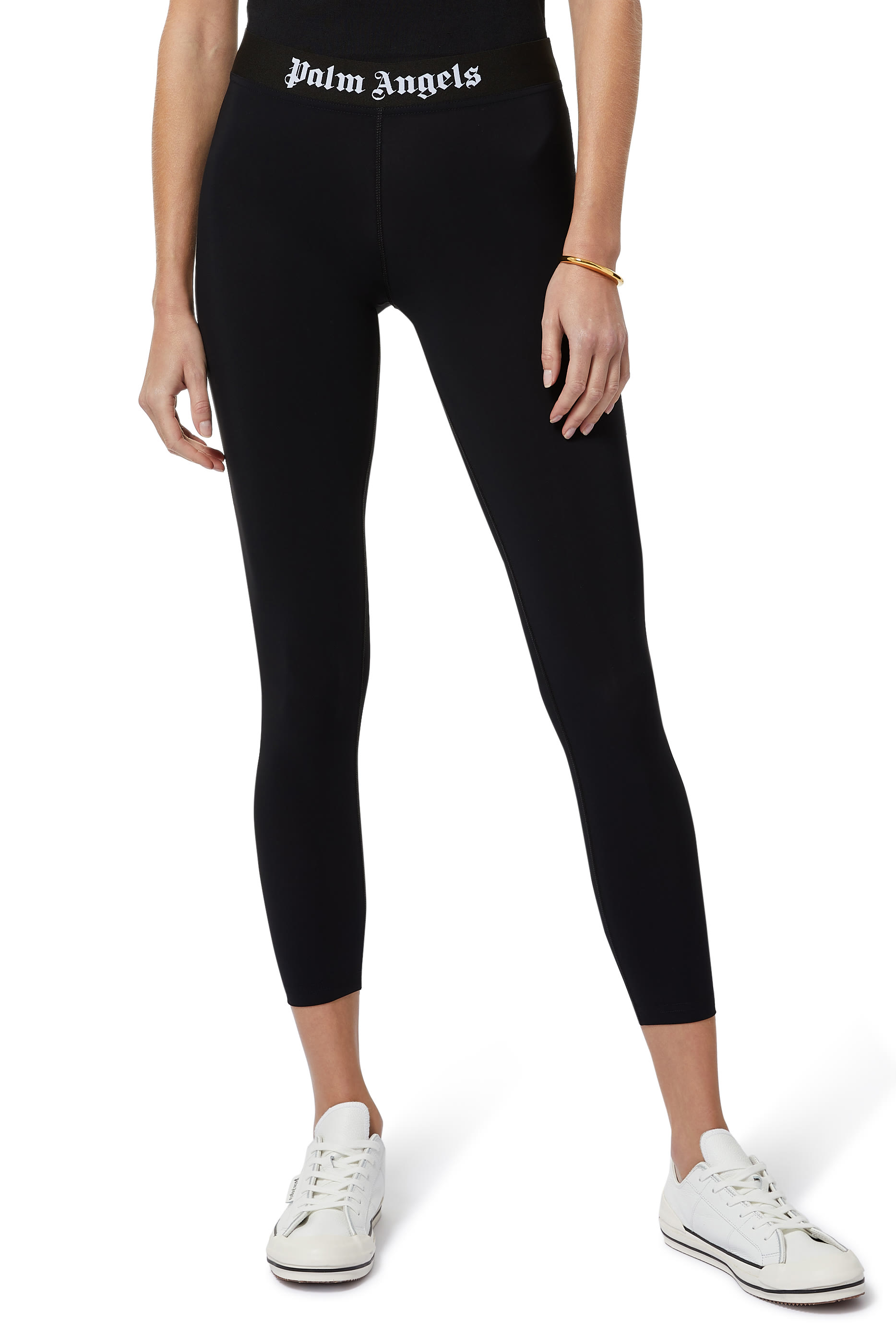 Logo-Tape High-Waisted Leggings